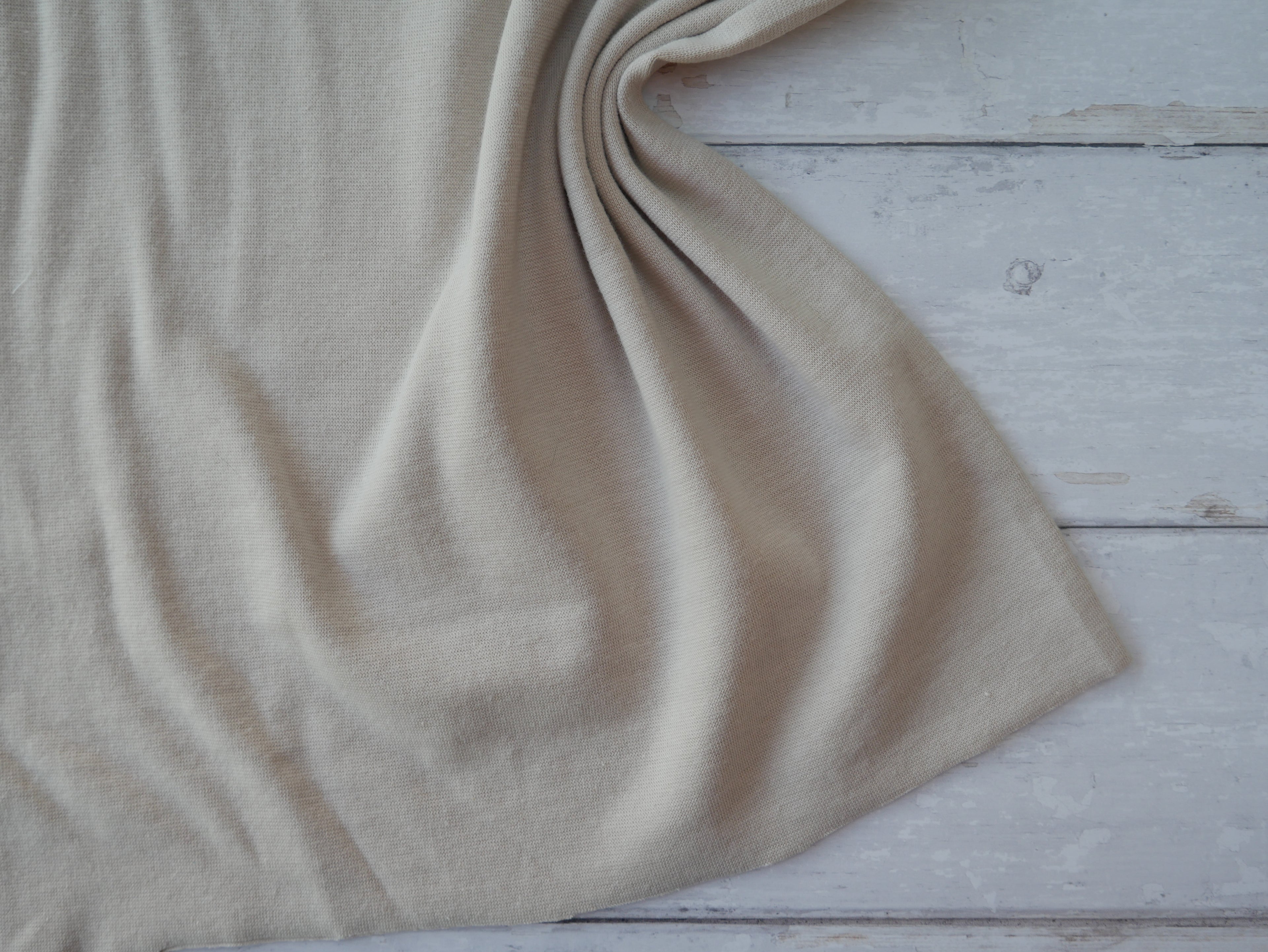 Ribana Cuffing in Oatmeal, £9.00 p/m-Cotton-Flying Bobbins Haberdashery
