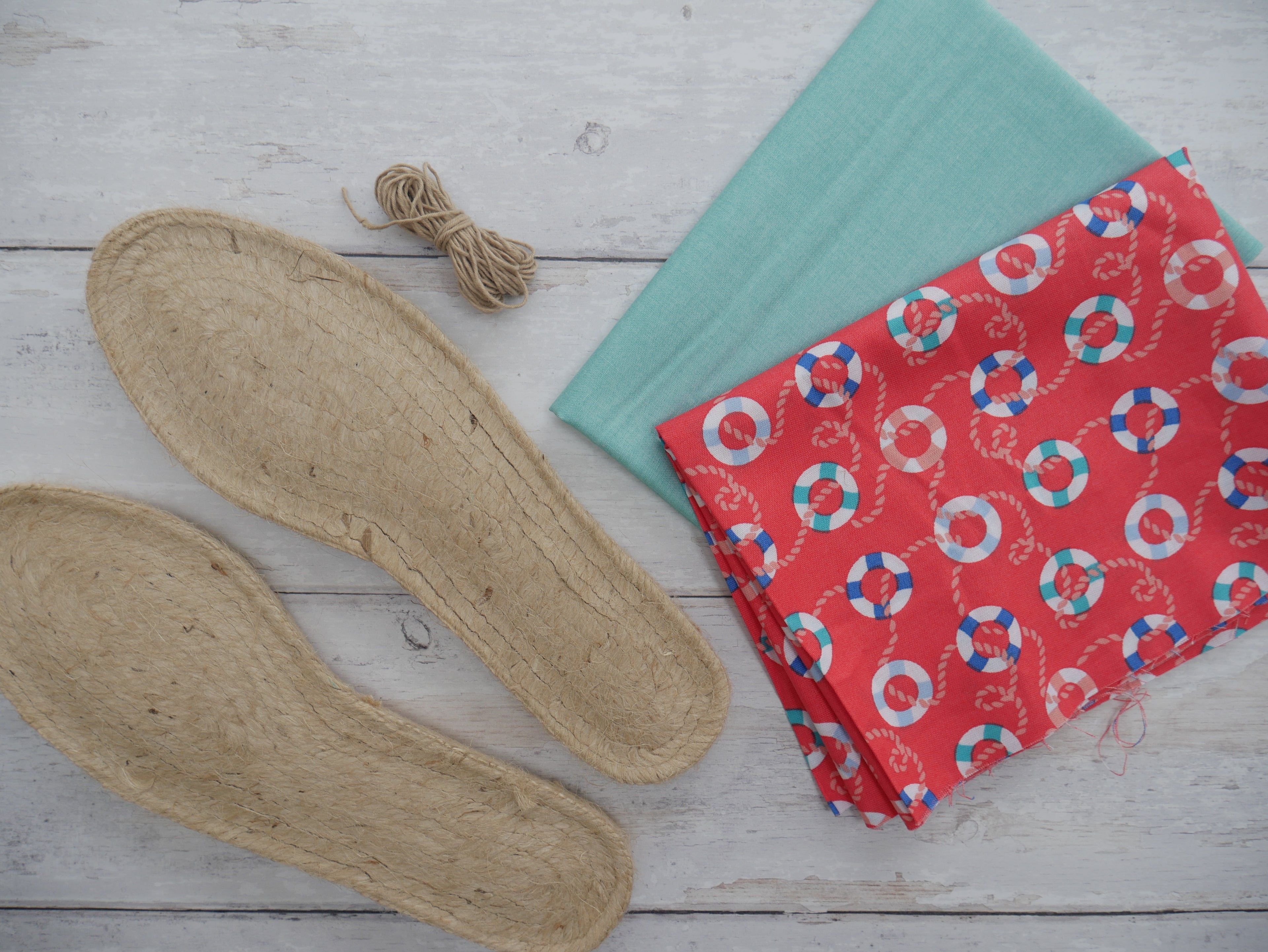 Espadrilles Kit - Lifebuoys-Flying Bobbins Haberdashery