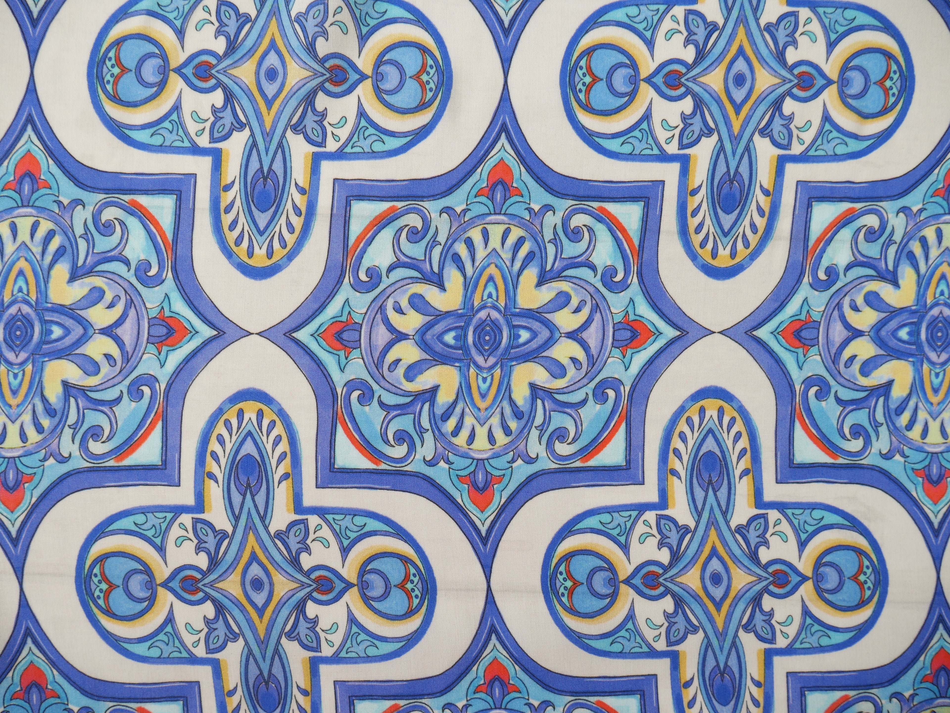 Greek Plaza Viscose Challis Lawn, £17.50 p/m-Viscose-Flying Bobbins Haberdashery