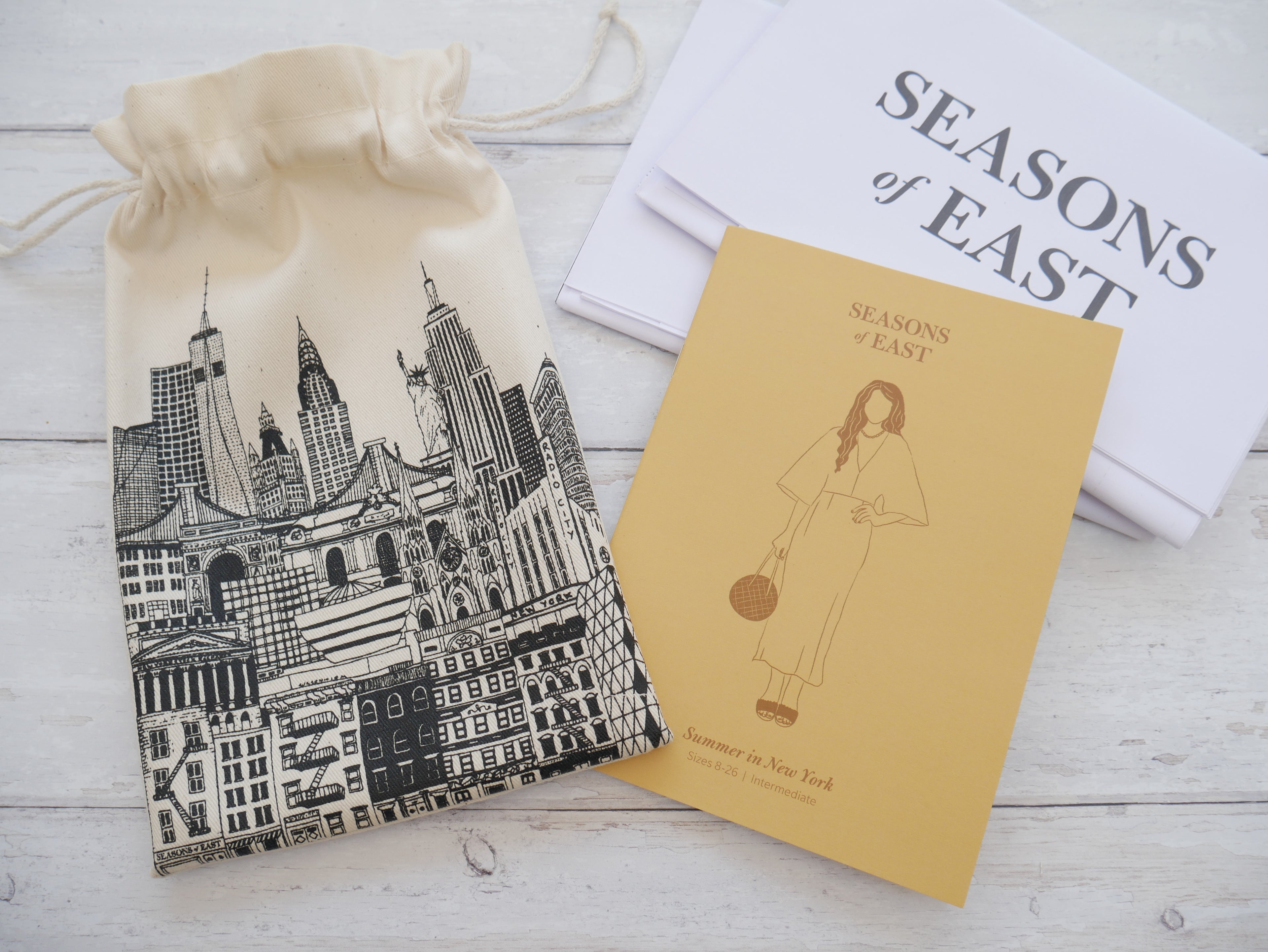 Seasons of East, Summer in New York Dress-Pattern-Flying Bobbins Haberdashery