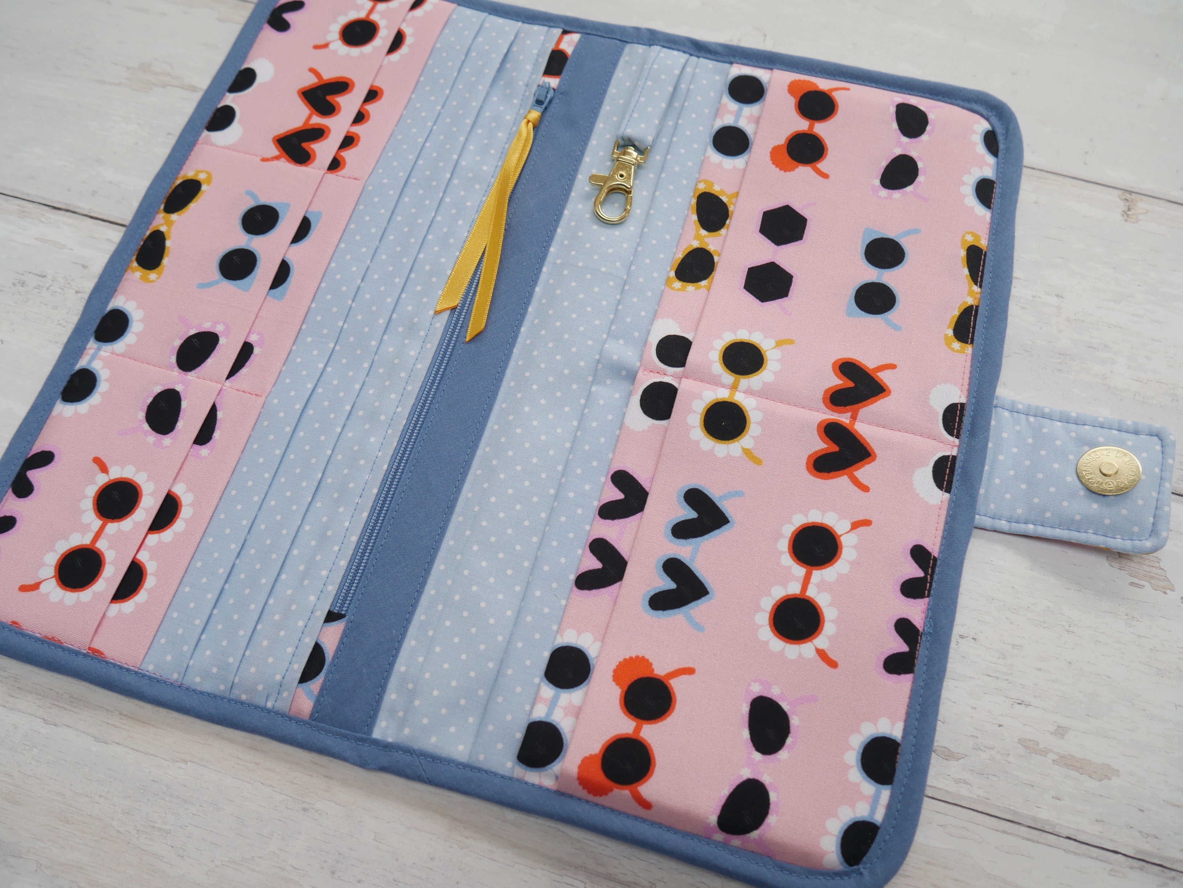 Travel Wallet - Sunglasses-Sewing Kit-Flying Bobbins Haberdashery