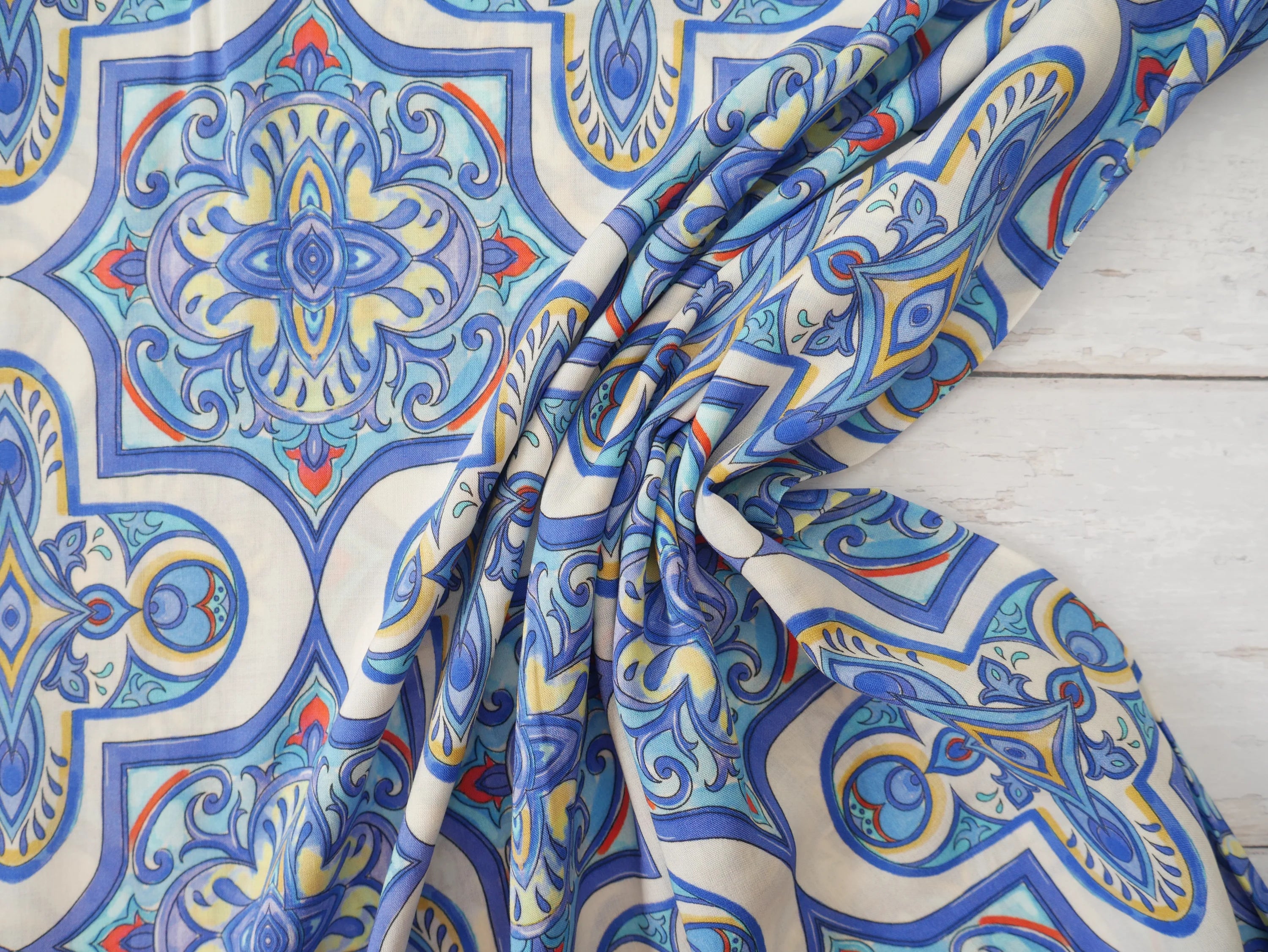 Summer Cover-Up Kit - Greek Plaza Viscose Lawn-Sewing Kit-Flying Bobbins Haberdashery