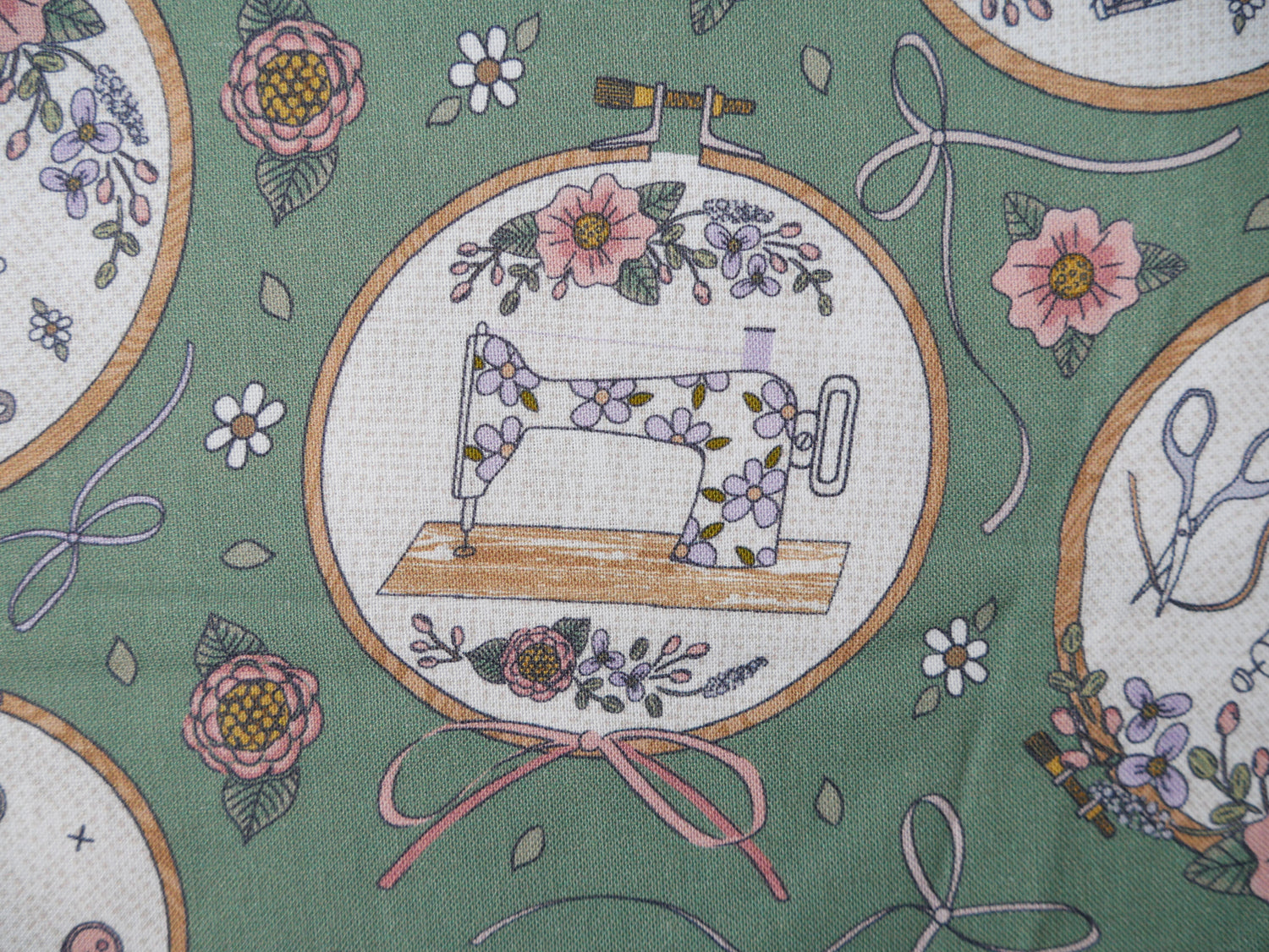 Seamstress Studio Hoops Cotton by The Craft Cotton Company, £8.00 p/m-Cotton-Flying Bobbins Haberdashery