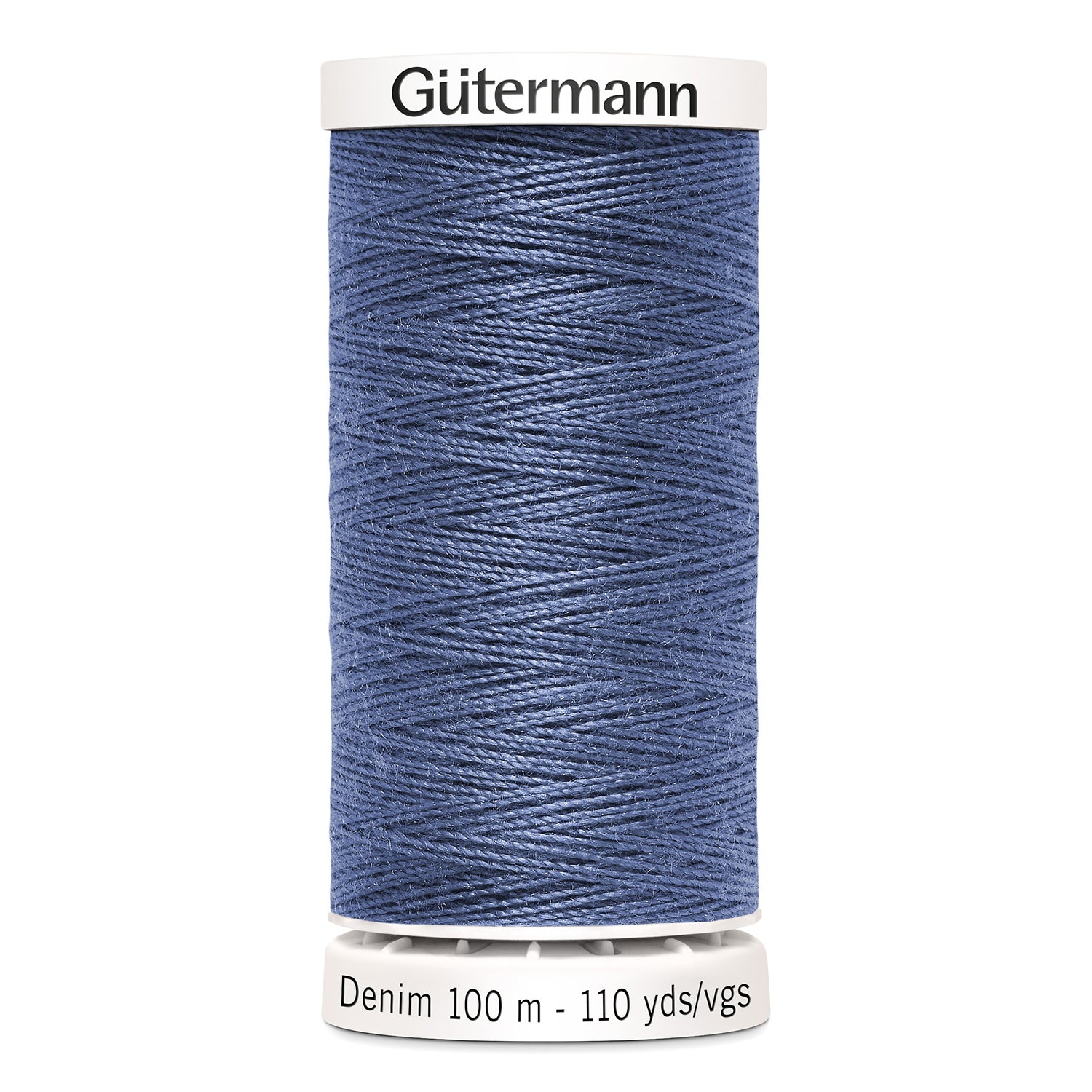 Gutermann Denim Thread, 100m, Mid Blue 6075-Thread-Flying Bobbins Haberdashery