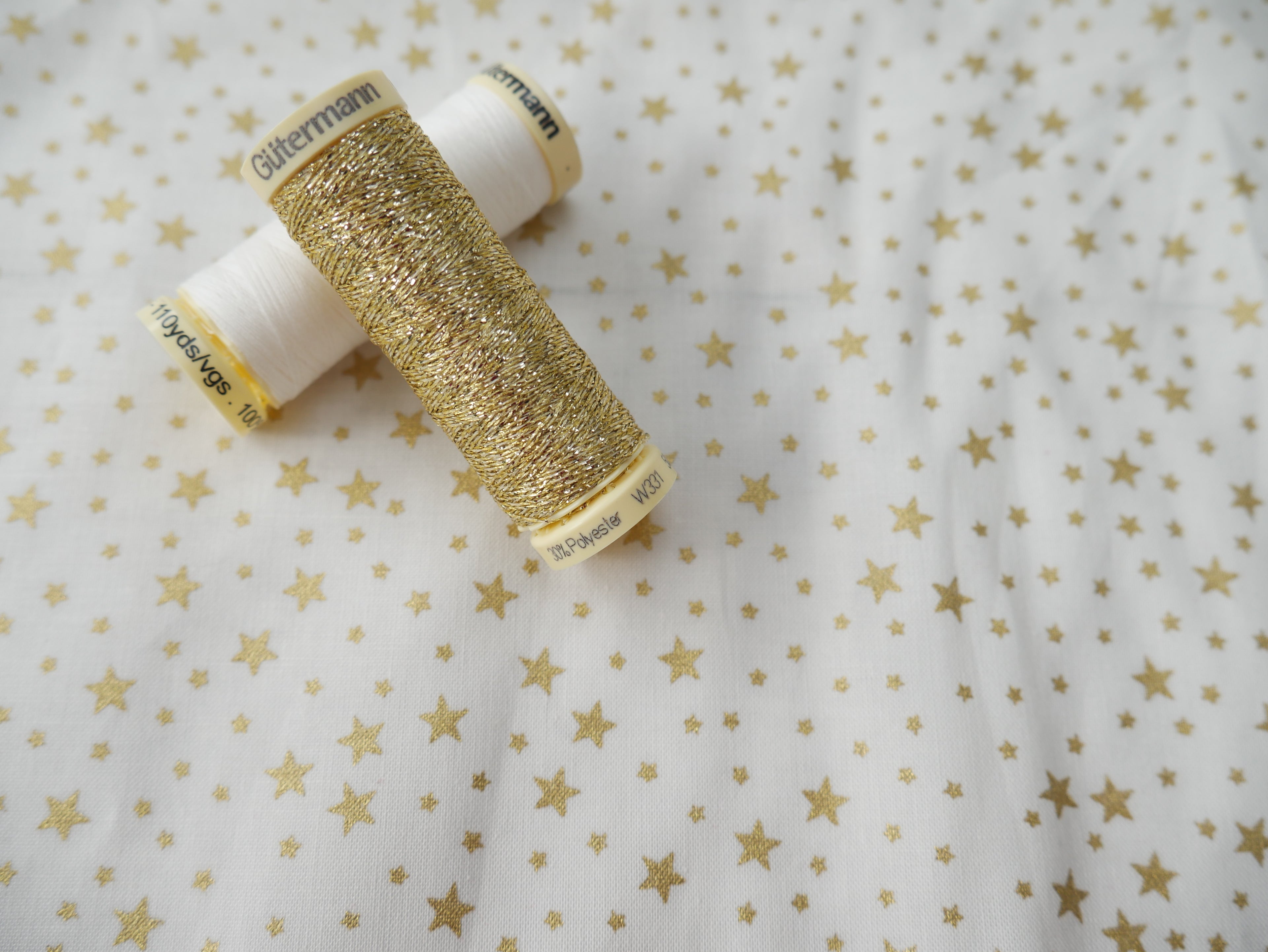 Gold Starts Cotton, £10.00 p/m-Cotton-Flying Bobbins Haberdashery