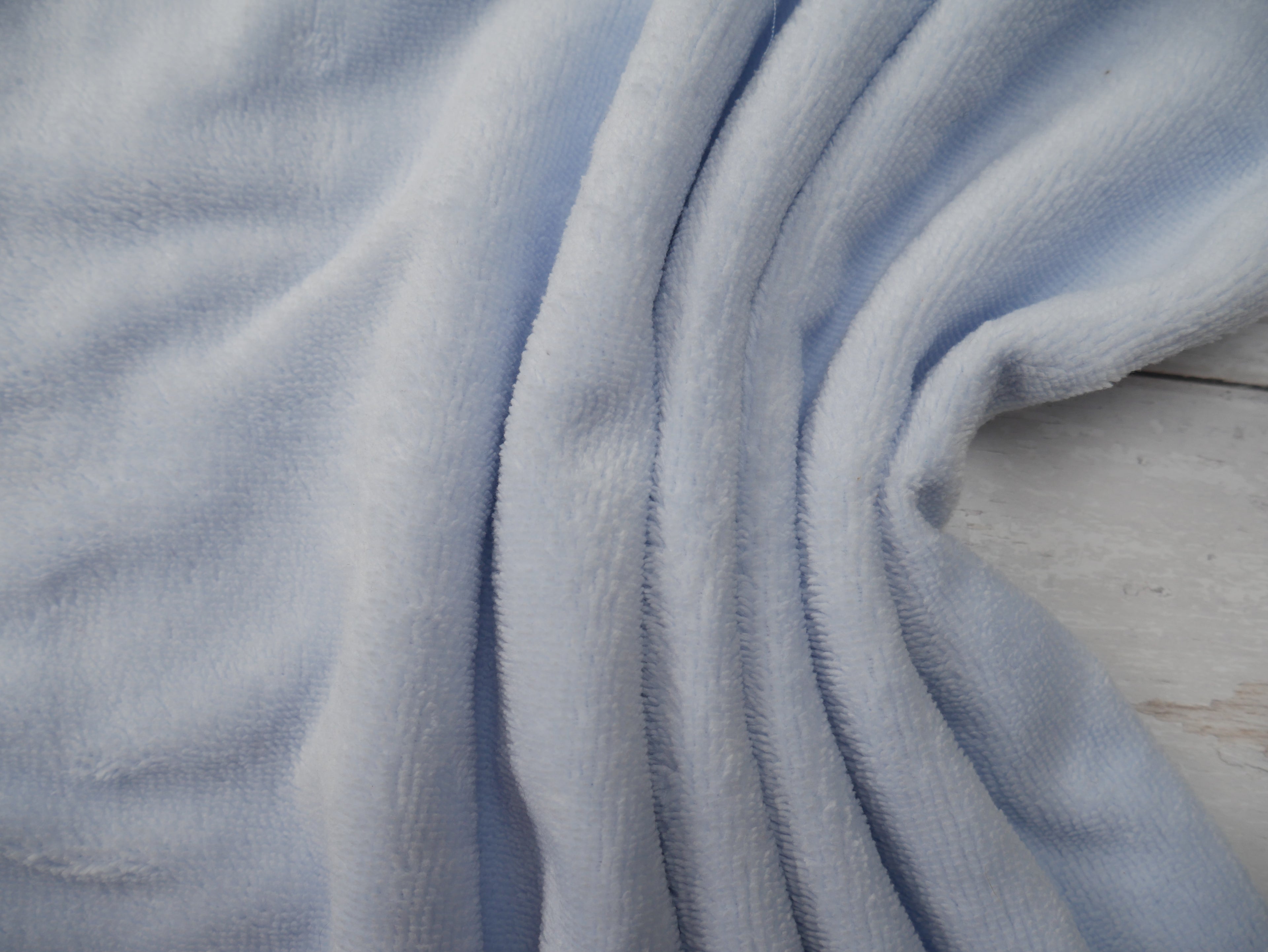 Bamboo Towelling in Baby Blue, £15.50 p/m-Cotton-Flying Bobbins Haberdashery