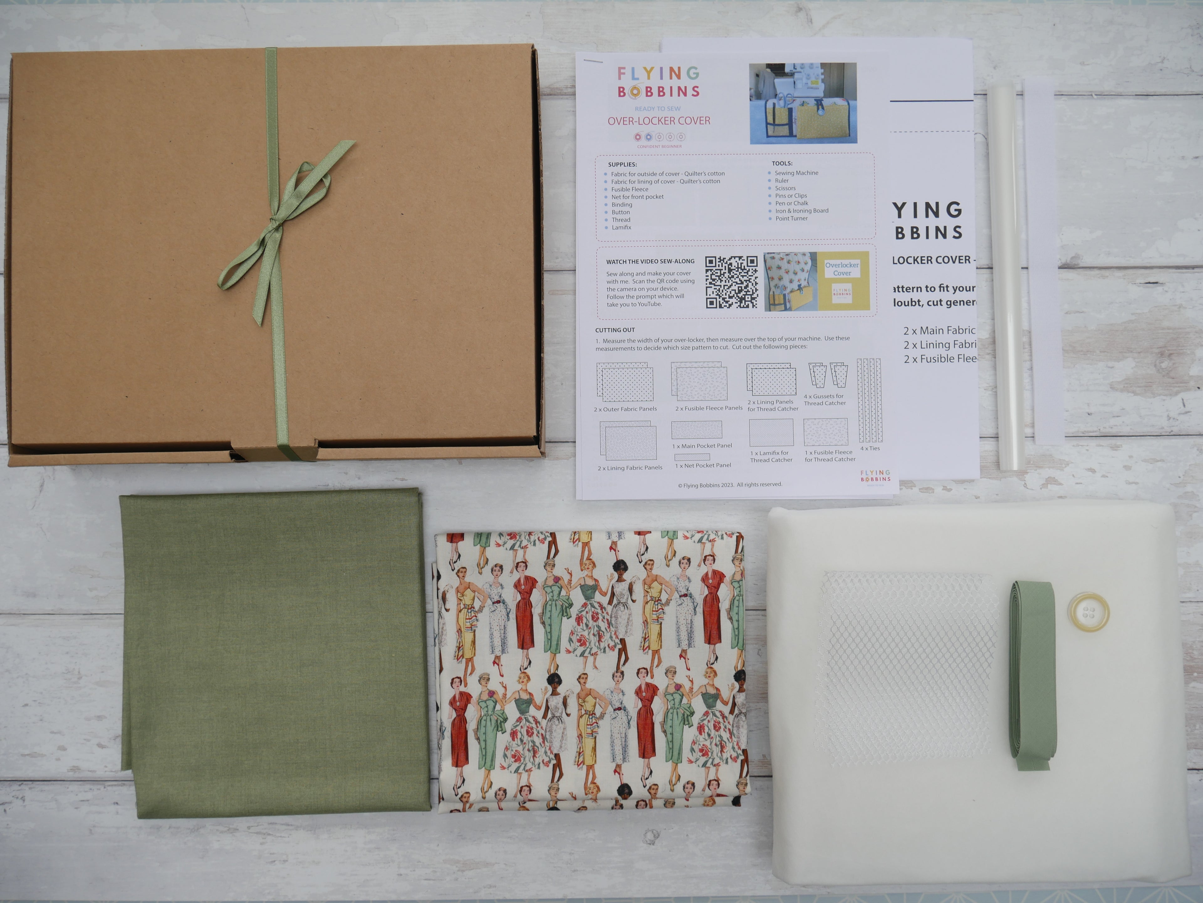 Overlocker Cover Kit & Pattern - Simplicity Vintage NEW-Sewing Kit-Flying Bobbins Haberdashery