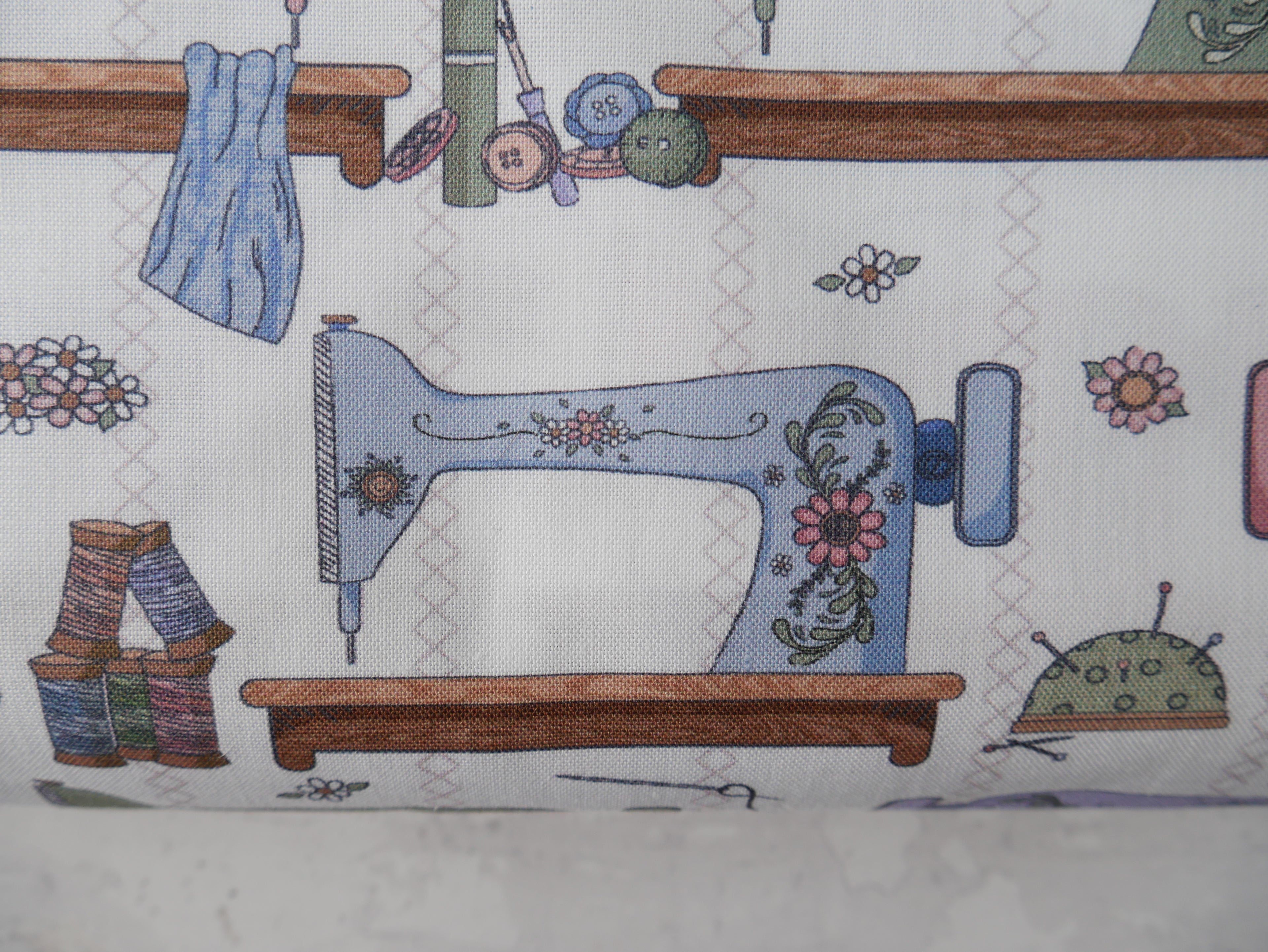 Seamstress Studio Sewing Table Cotton by The Craft Cotton Company, £8.00 p/m-Cotton-Flying Bobbins Haberdashery