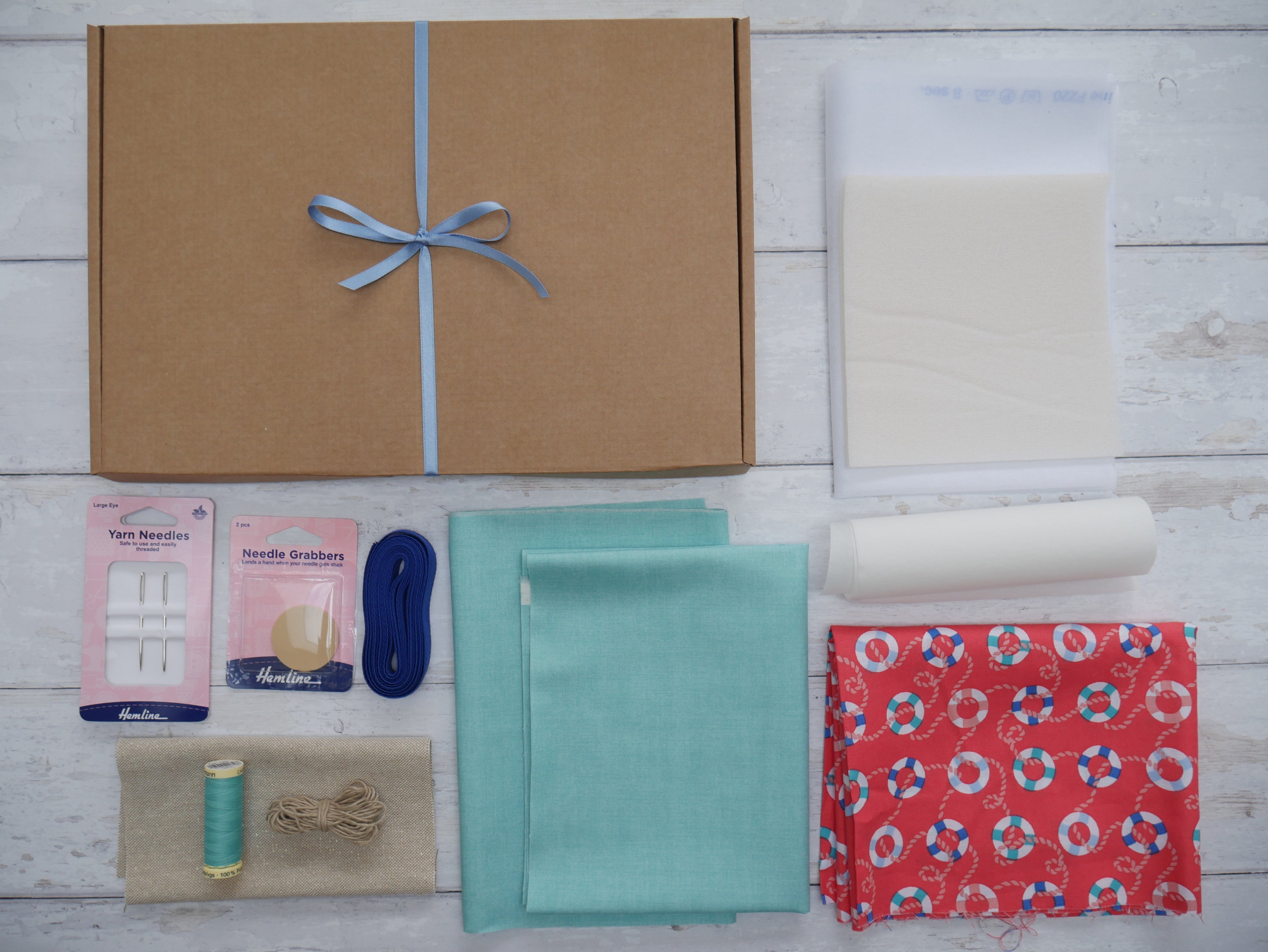 Espadrilles Kit - Lifebuoys-Flying Bobbins Haberdashery