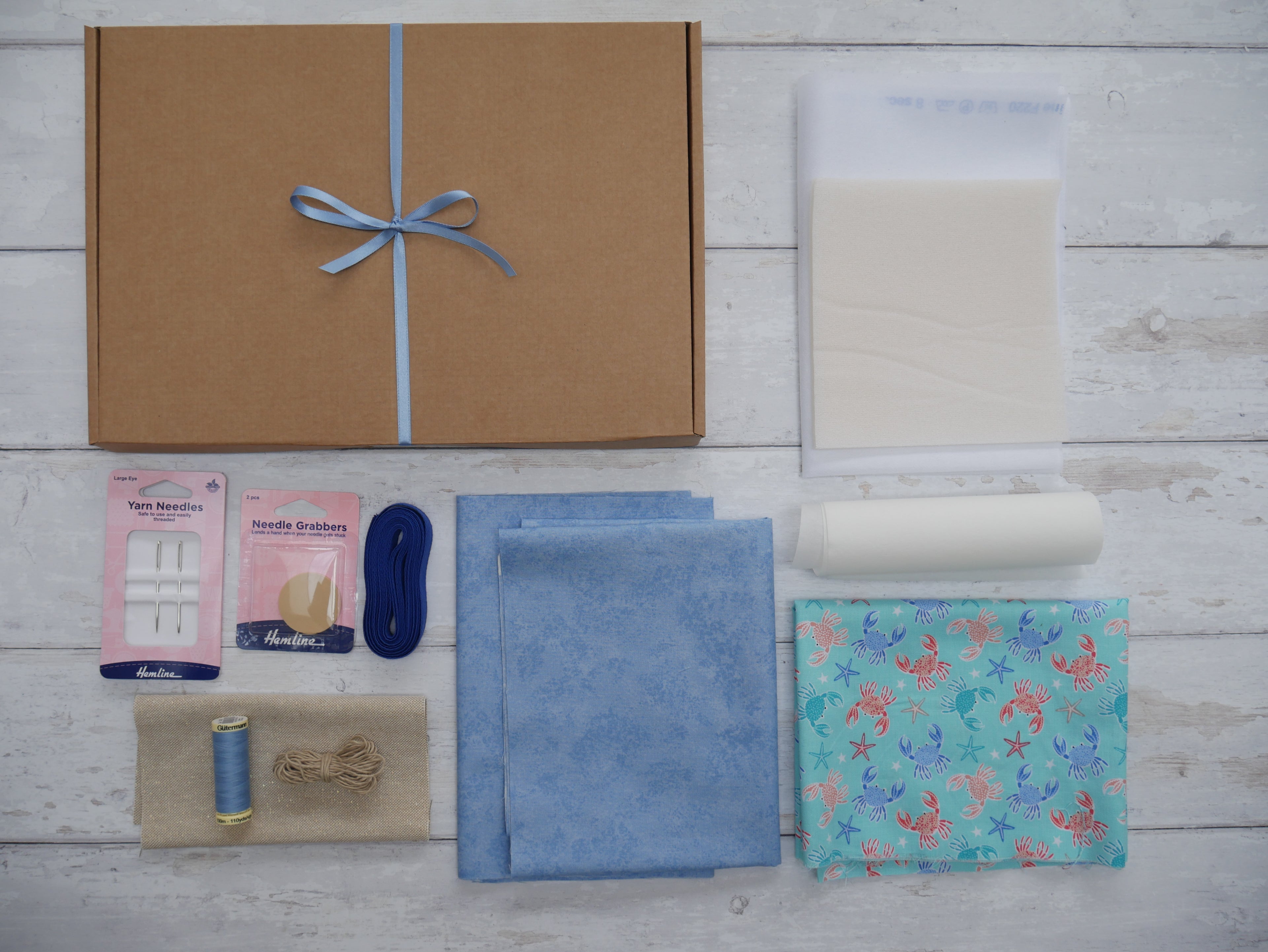 Espadrilles Kit - Crabs-Flying Bobbins Haberdashery
