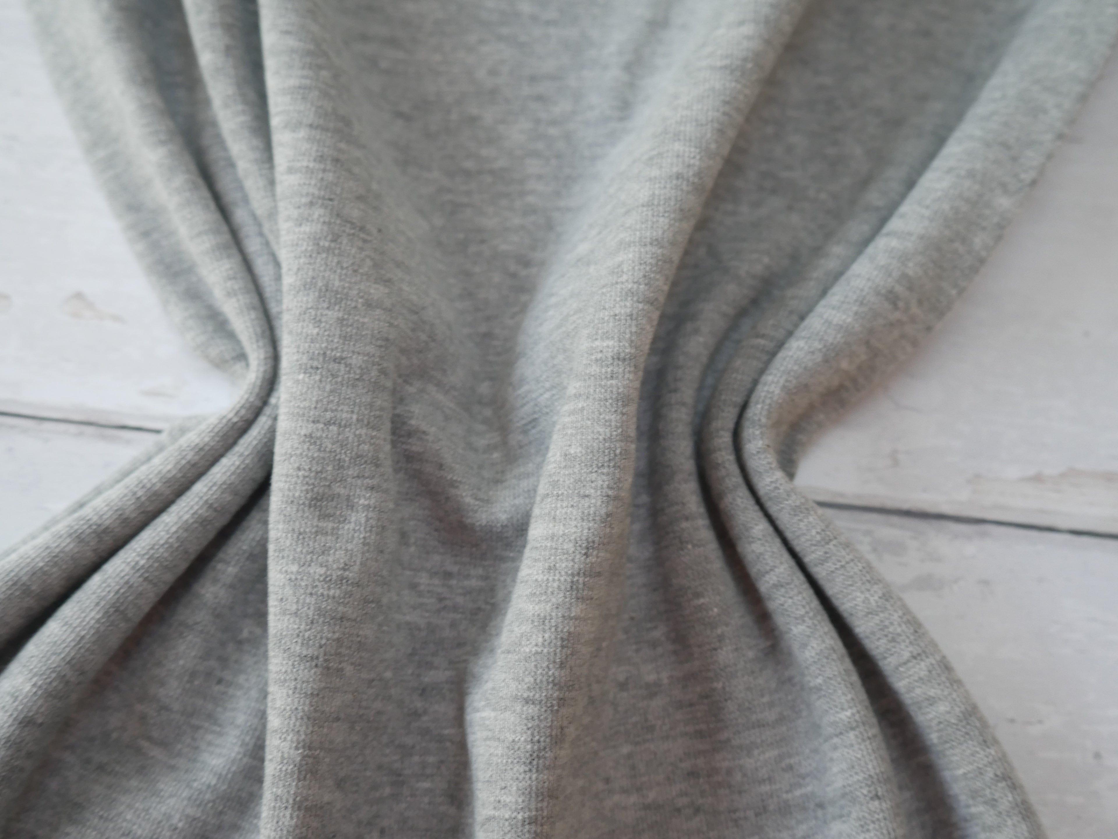 Ribana Cuffing in Grey Marl, £9.00 p/m-Cotton-Flying Bobbins Haberdashery