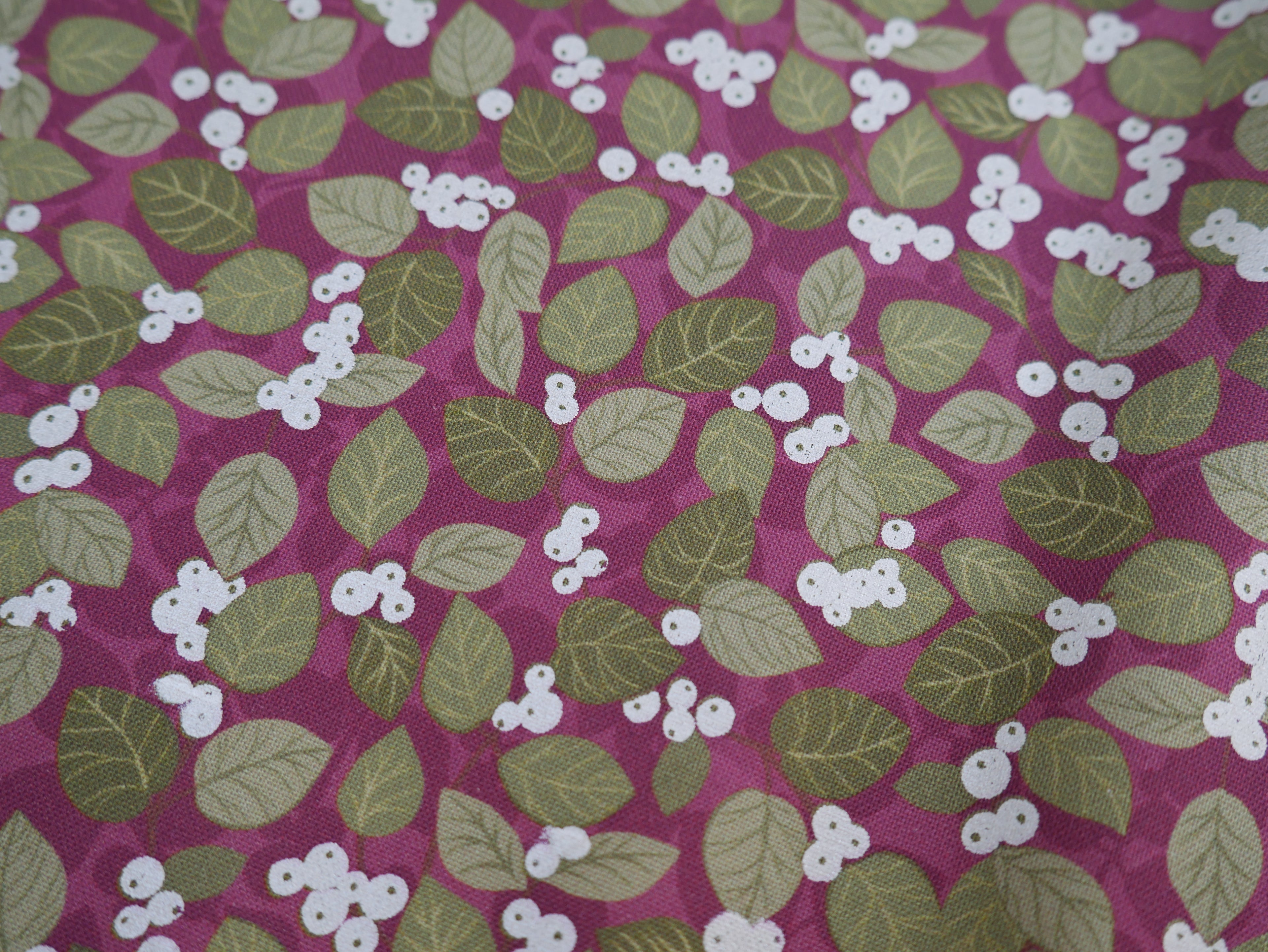 Lewis & Irene Snowberry in Dark Red with Pearl £14.80 p/m-Viscose-Flying Bobbins Haberdashery