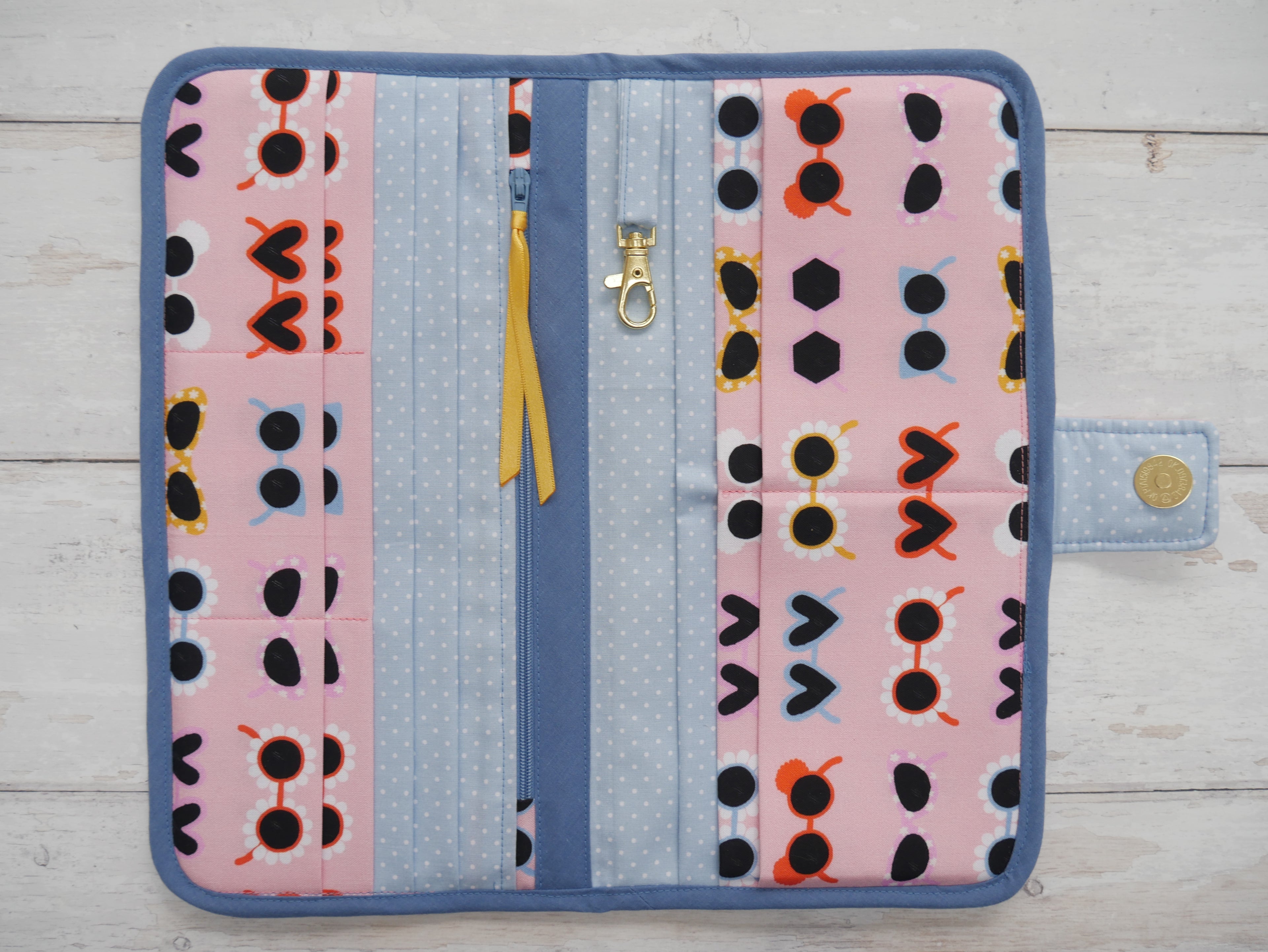 Travel Wallet PDF Pattern by Flying Bobbins-Sewing Kit-Flying Bobbins Haberdashery