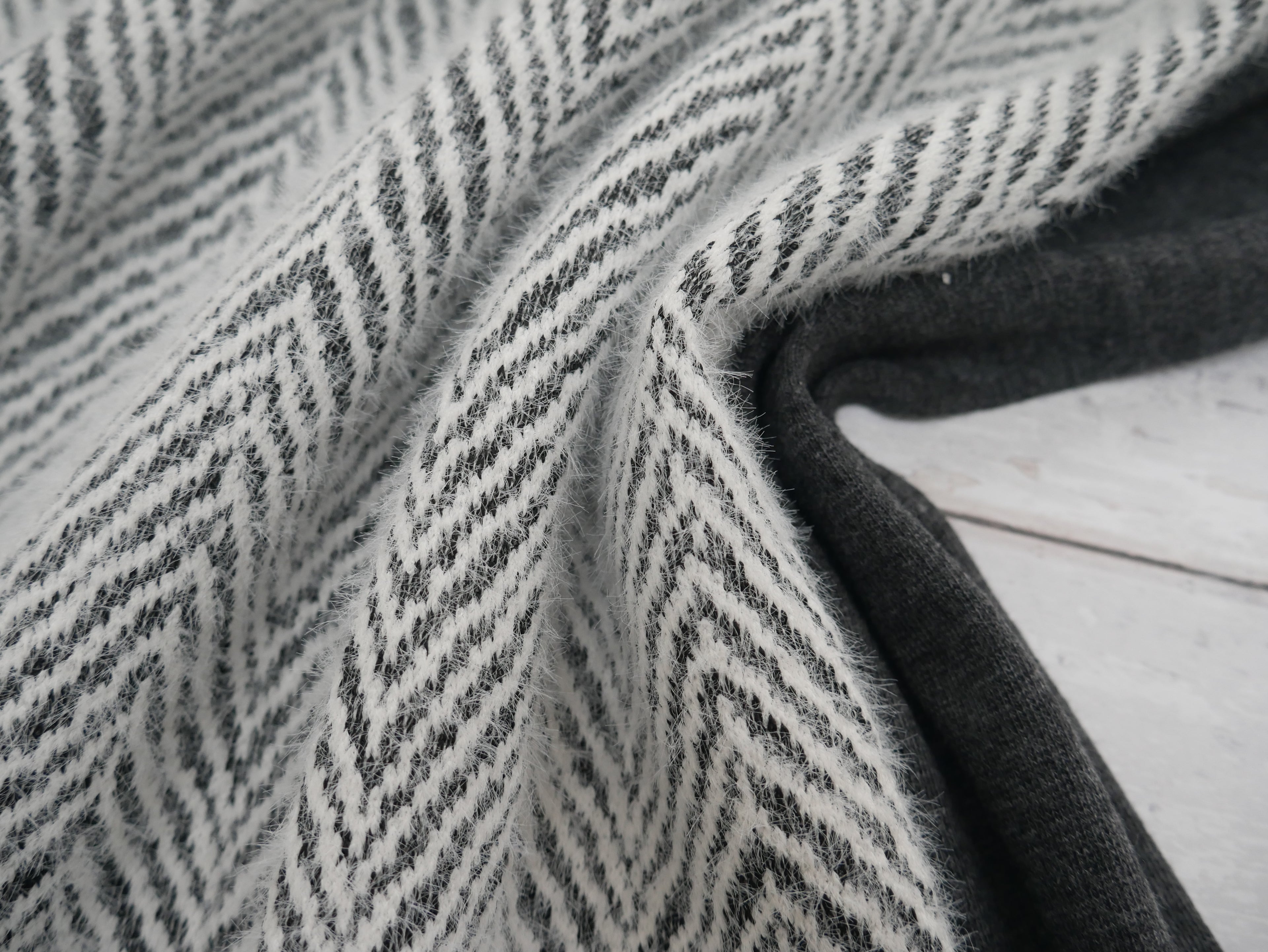 Marlo Sweater Kit - Cosy Chevron-Sweater-Flying Bobbins Haberdashery