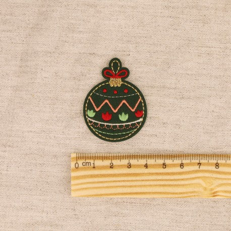 Nordic Christmas Embroidered Motifs x 6-Iron On Motif-Flying Bobbins Haberdashery