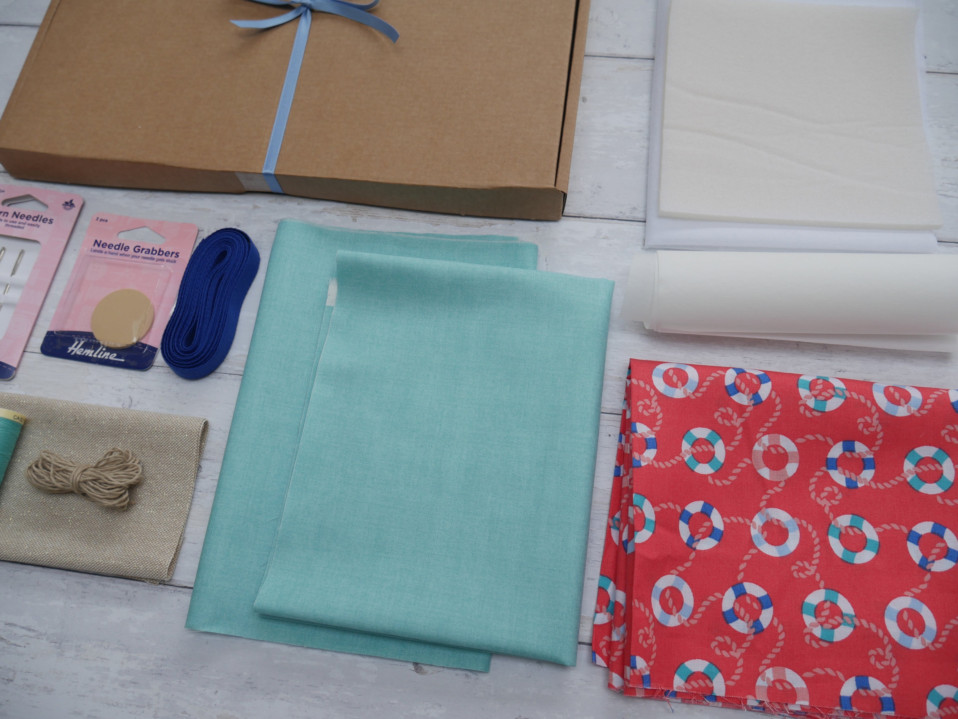 Espadrilles Kit - Lifebuoys-Flying Bobbins Haberdashery
