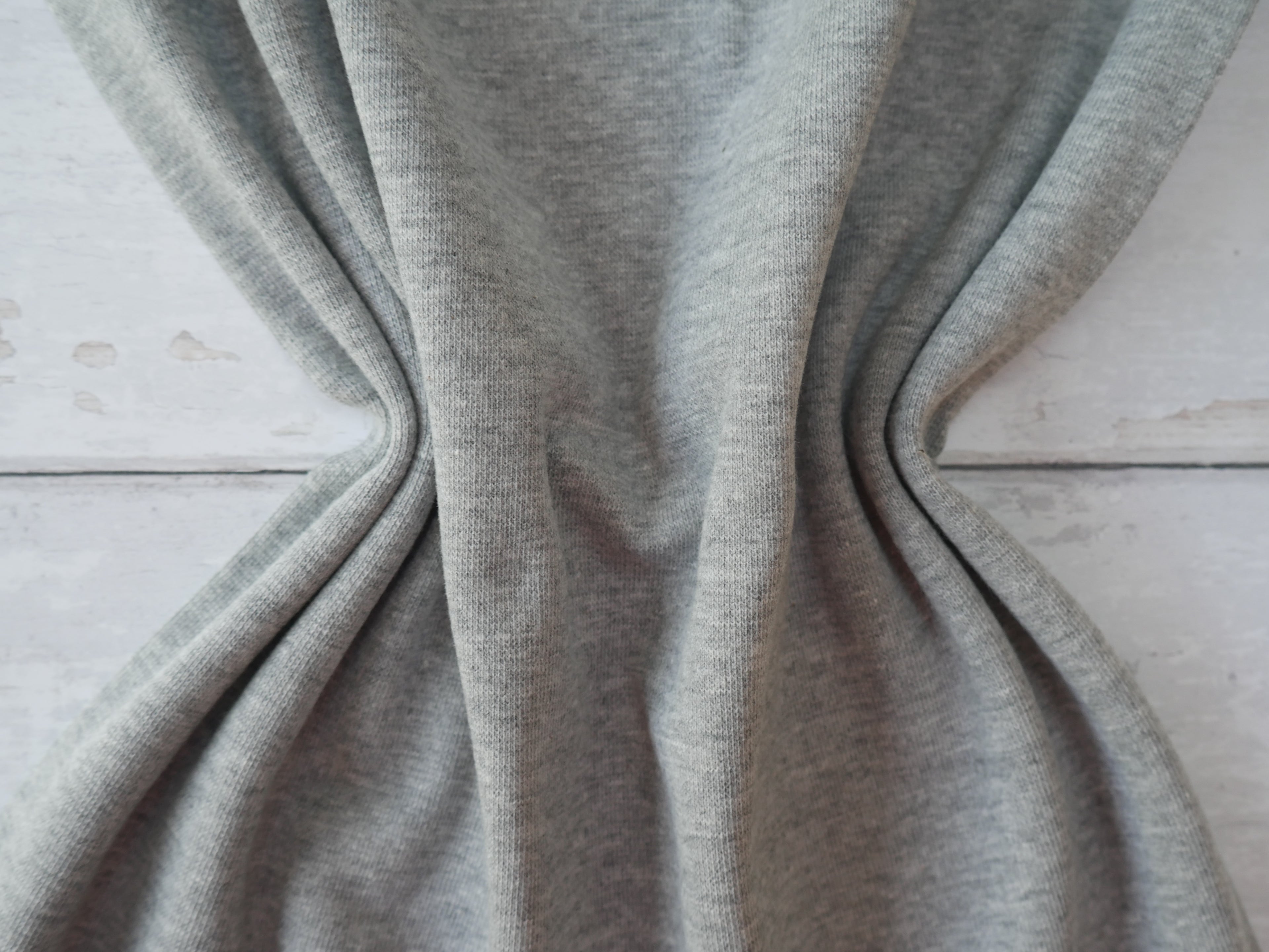 Ribana Cuffing in Grey Marl, £9.00 p/m-Cotton-Flying Bobbins Haberdashery