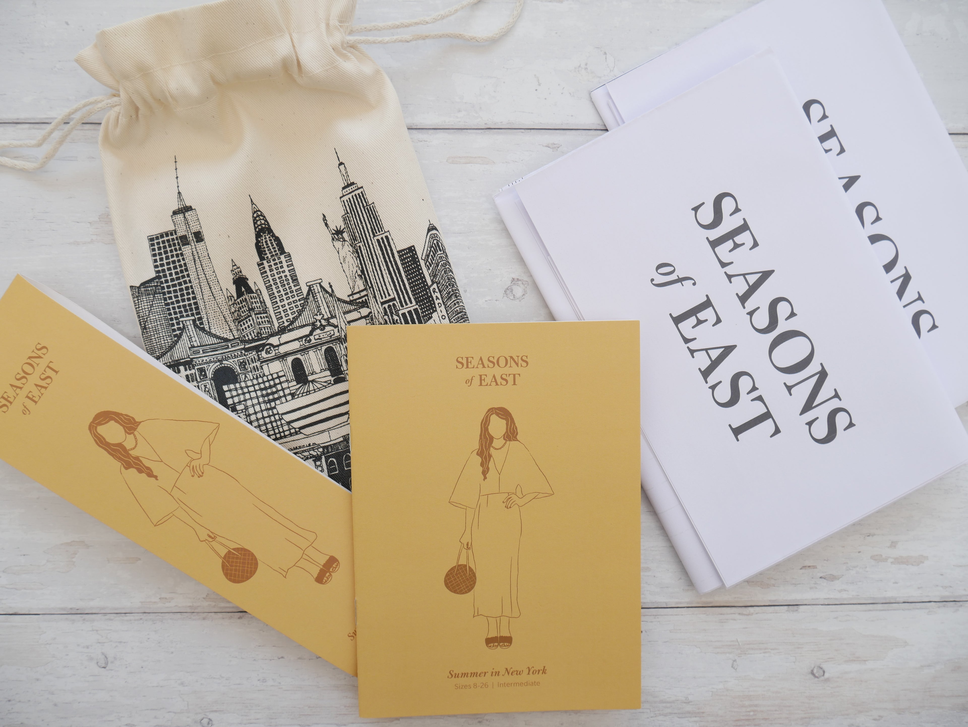 Seasons of East, Summer in New York Dress-Pattern-Flying Bobbins Haberdashery