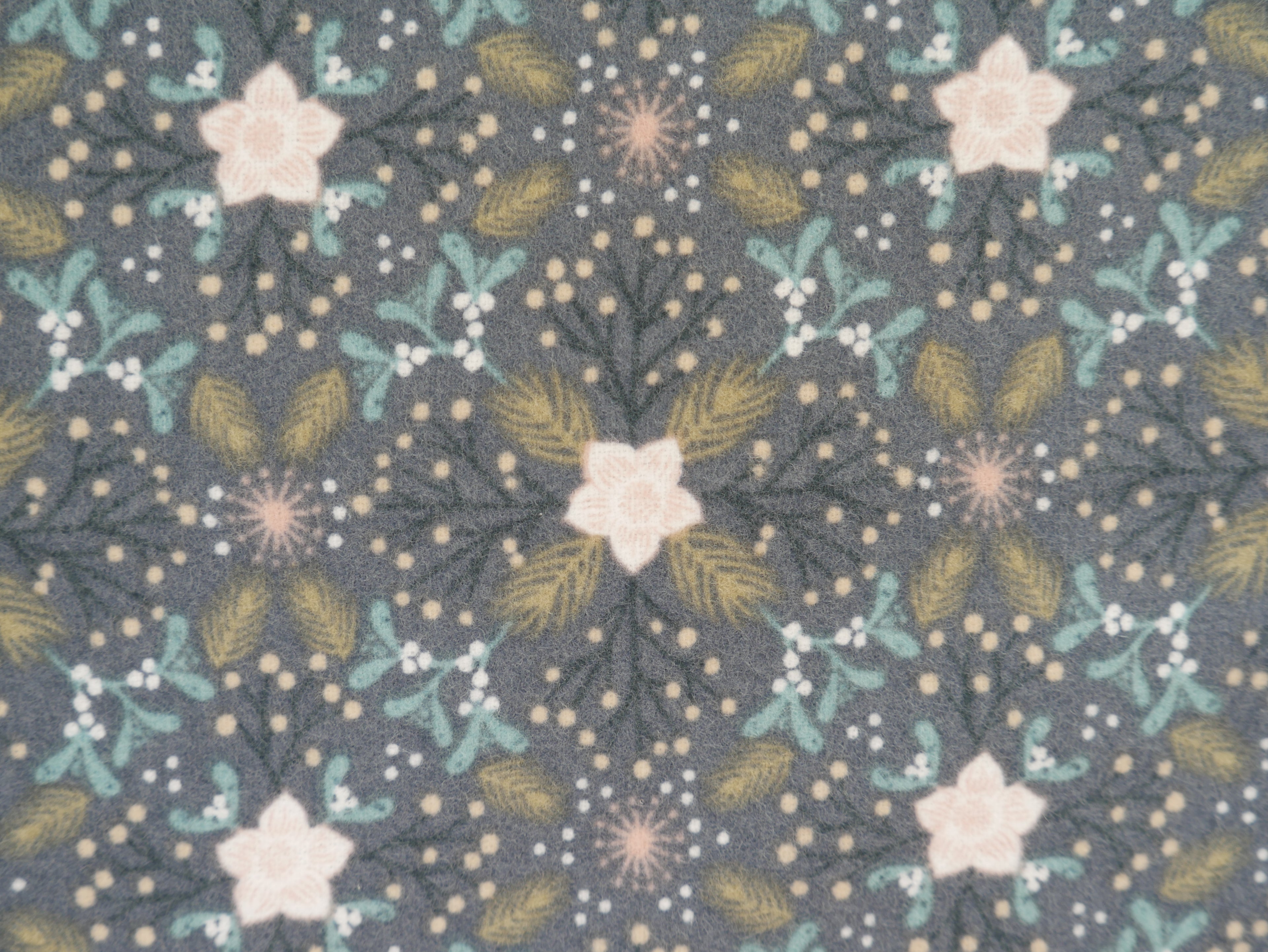 Lewis & Irene Winter In Bluebell Wood Flannel, Dark £15.80 p/m-Viscose-Flying Bobbins Haberdashery