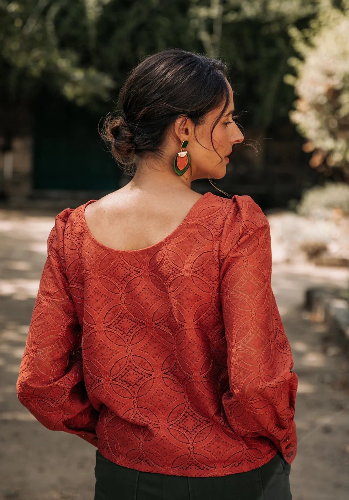 Cicadella Blouse Kit - Bouquet Ecovero In Pink-Sewing Kit-Flying Bobbins Haberdashery