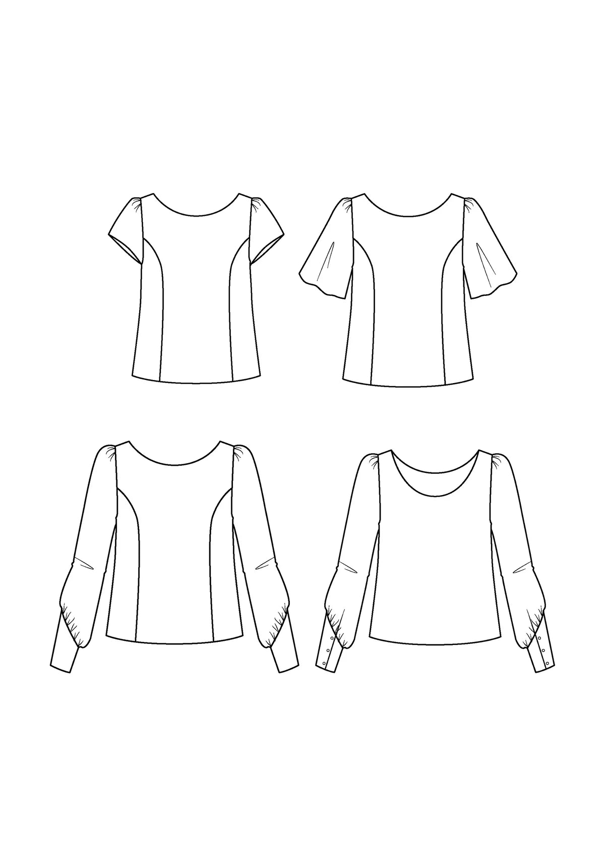 Maison Fauve, Cicadella Blouse-Pattern-Flying Bobbins Haberdashery