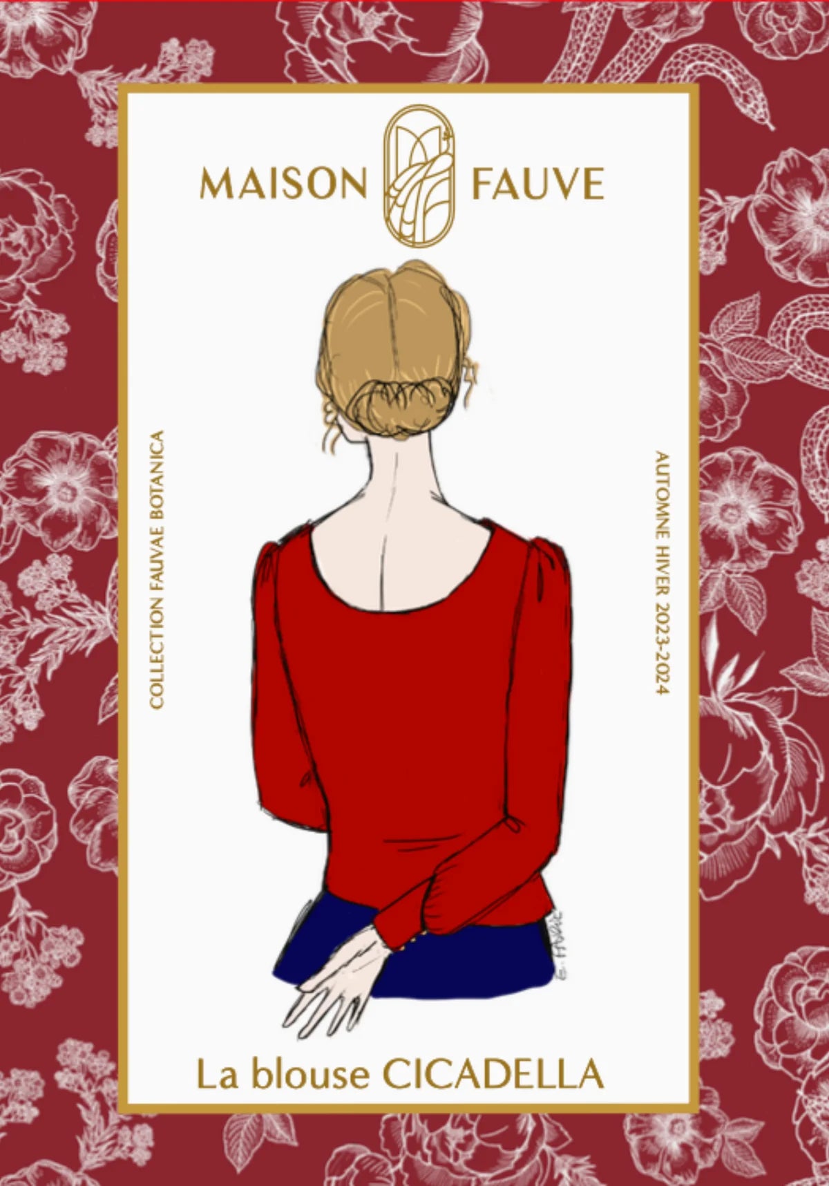 Maison Fauve, Cicadella Blouse-Pattern-Flying Bobbins Haberdashery