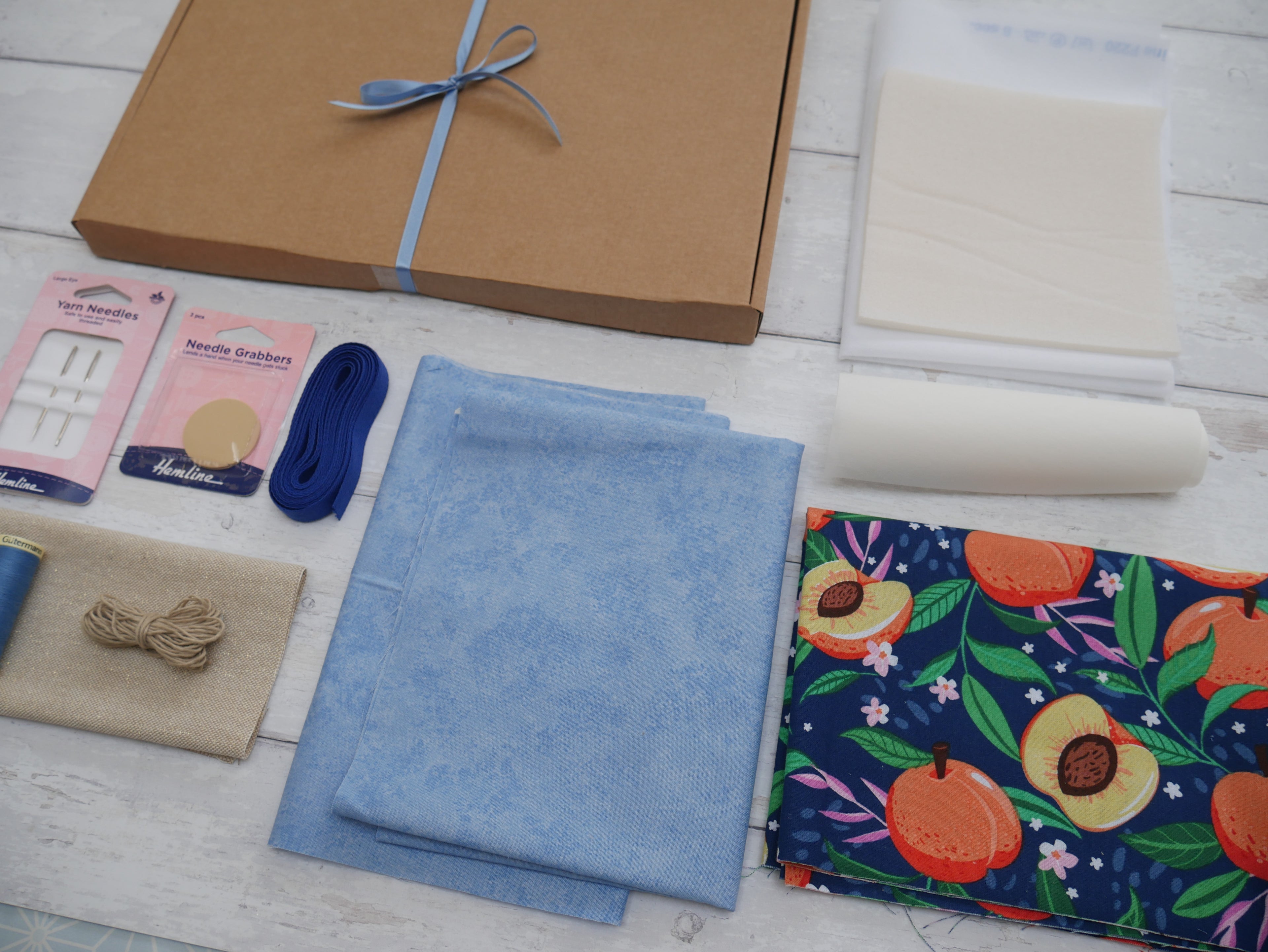 Espadrilles Kit - Peaches-Flying Bobbins Haberdashery