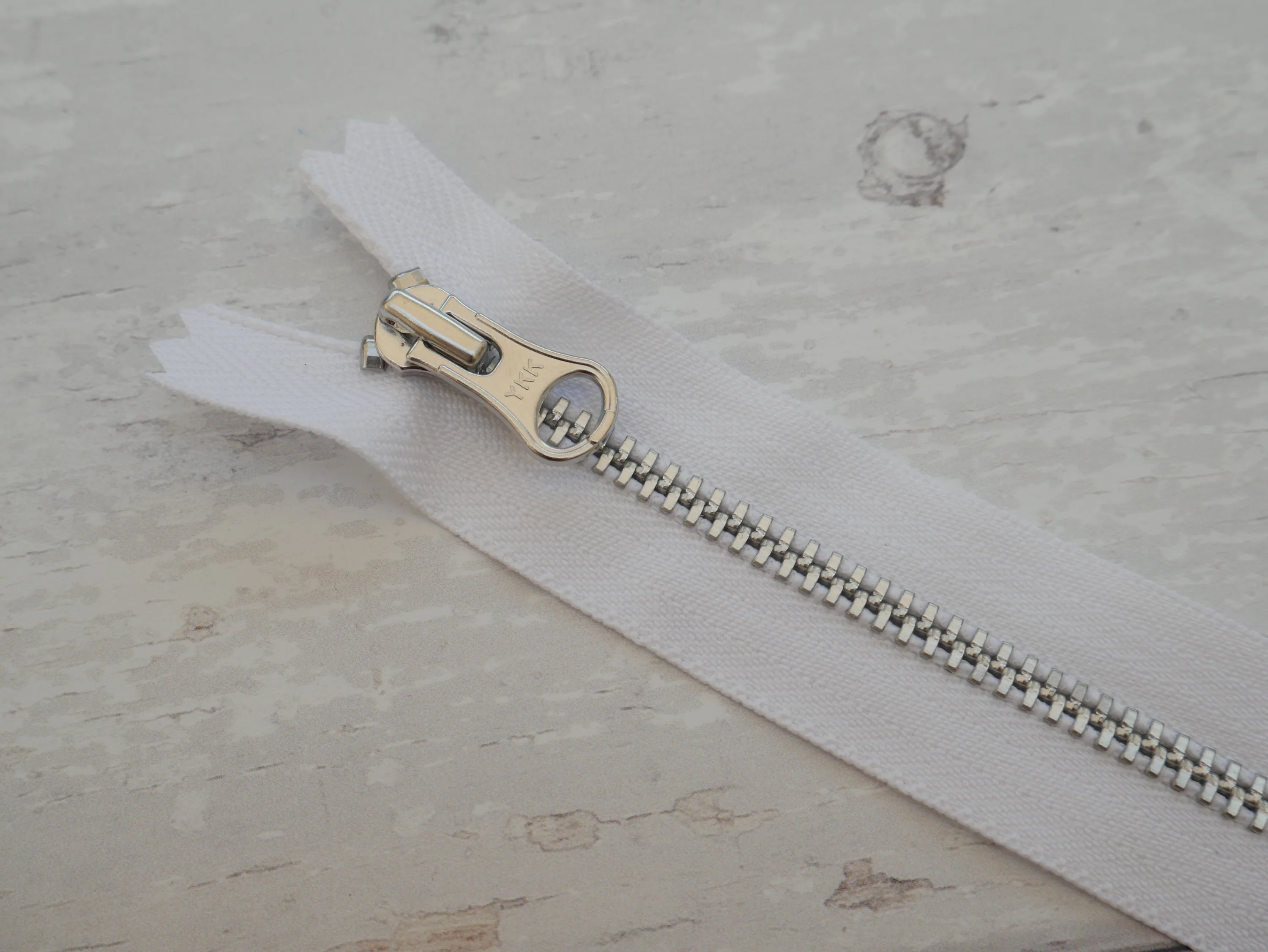 YKK 25cm Metal Zip, Various Colours-Zip-Flying Bobbins Haberdashery