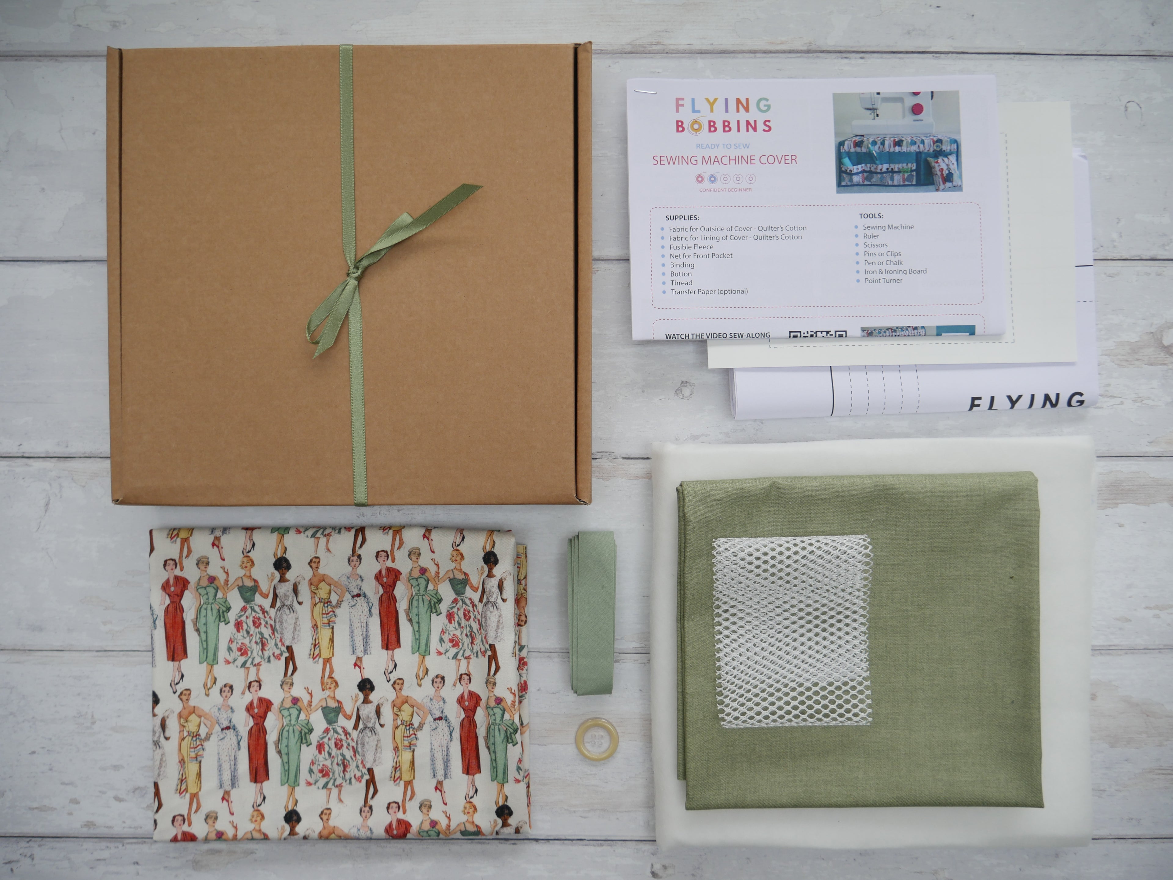 Sewing Machine Cover Kit & Pattern - Simplicity Vintage NEW-Sewing Kit-Flying Bobbins Haberdashery