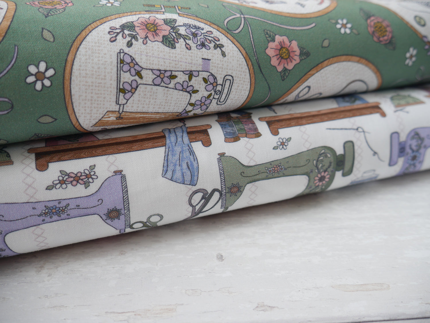 Seamstress Studio Hoops Cotton by The Craft Cotton Company, £8.00 p/m-Cotton-Flying Bobbins Haberdashery