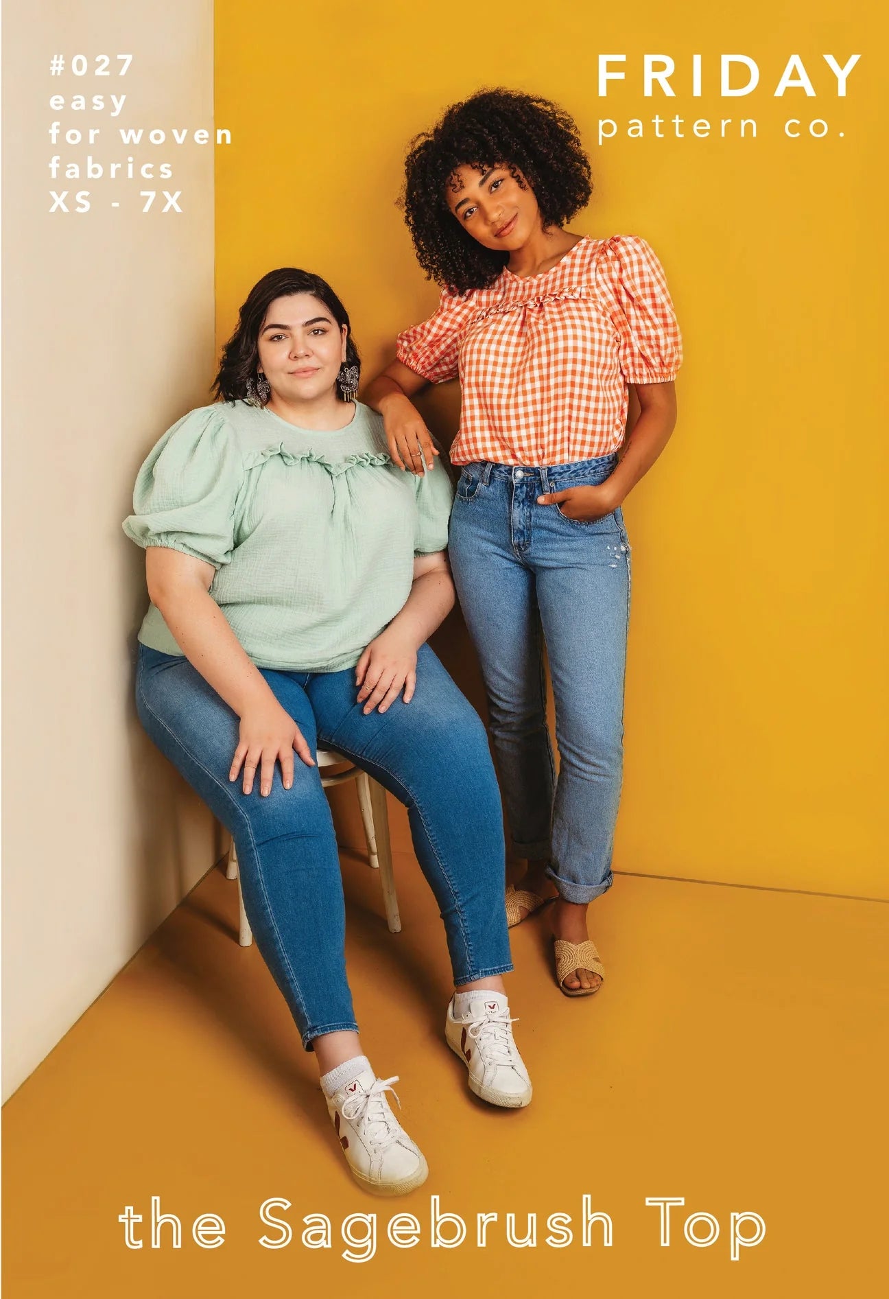 Sagebrush Top Kit - Raining Dots Viscose Lawn by Lady McElroy in Navy-Sewing Kit-Flying Bobbins Haberdashery