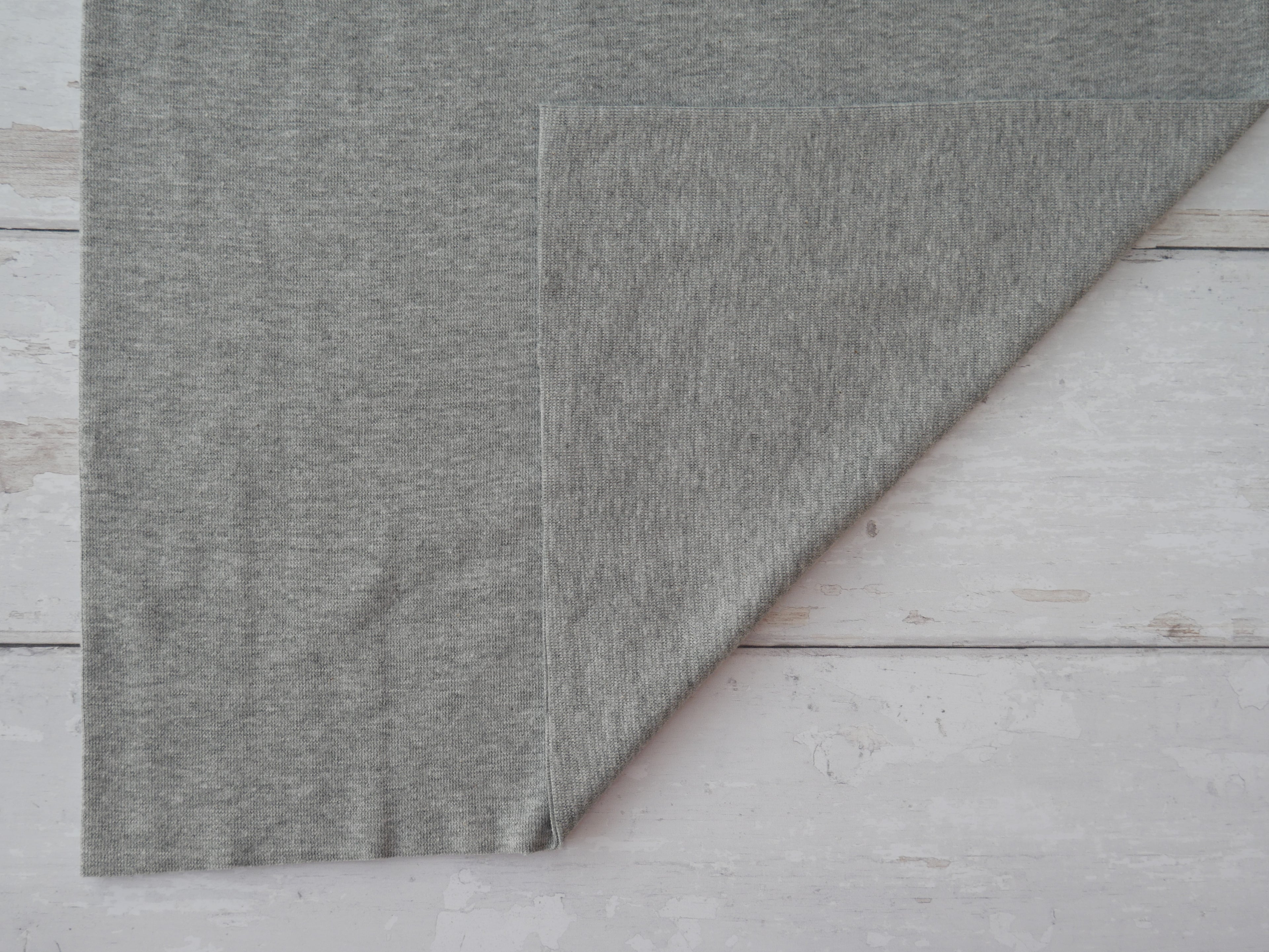 Ribana Cuffing in Grey Marl, £9.00 p/m-Cotton-Flying Bobbins Haberdashery