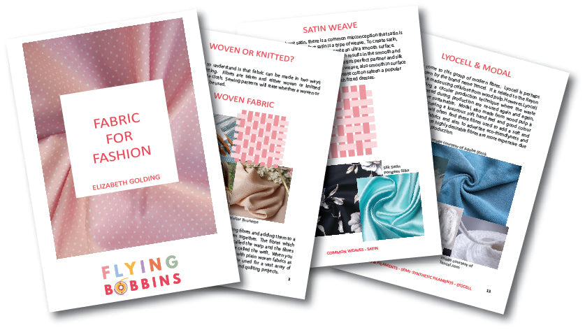 Fabric For Fashion Masterclass & Swatch Pack-Video Tutorial-Flying Bobbins Haberdashery