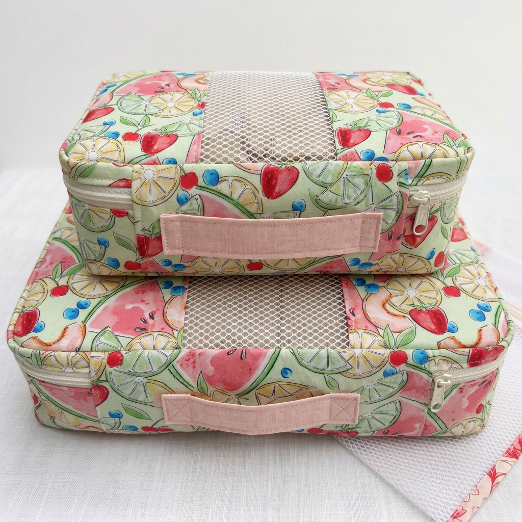 Packing Cube Kit - Tutti Fruity-Sewing Kit-Flying Bobbins Haberdashery
