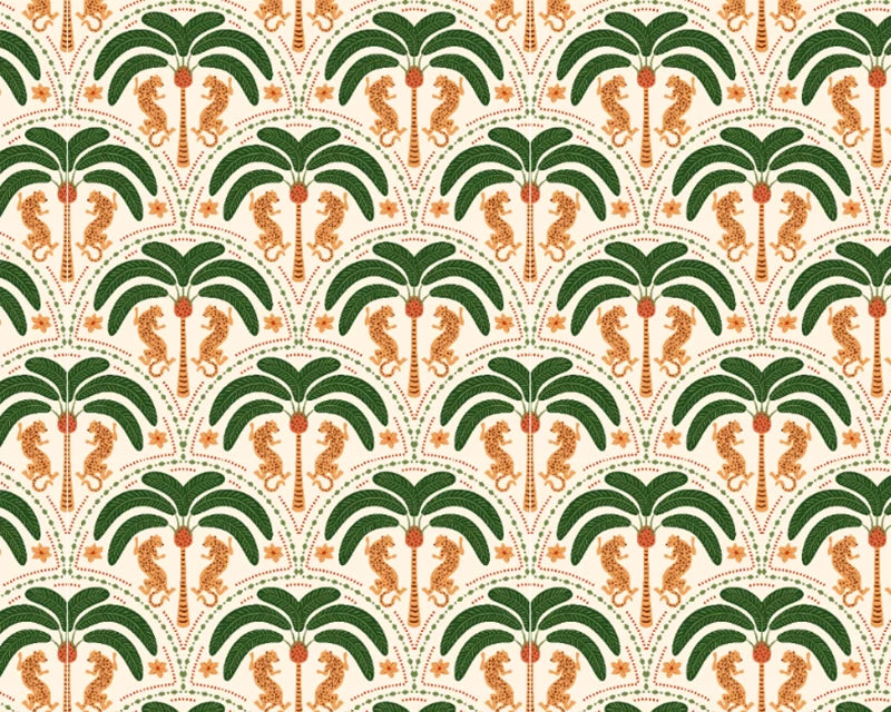 Digital Printed Cotton in Tigers-Cotton Fabric-Flying Bobbins Haberdashery