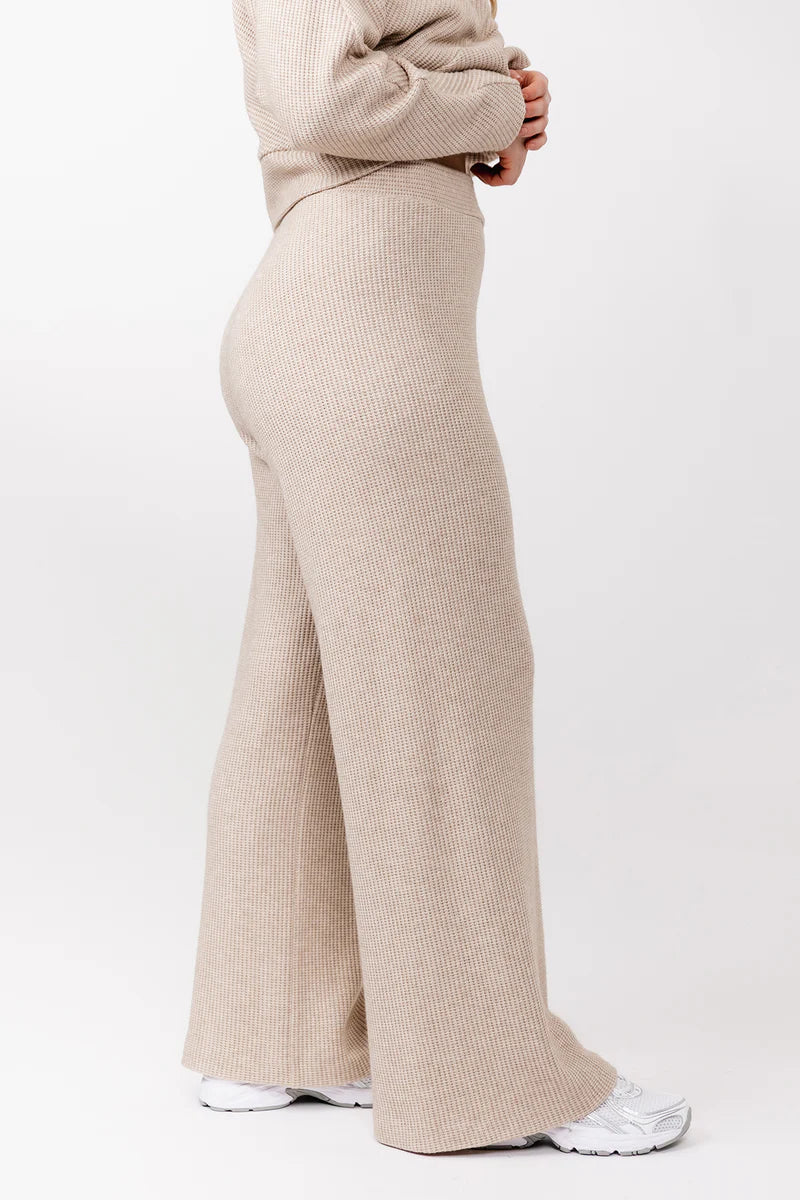 Olo Pants Kit - Angora Touch Cable in Rose-Sewing Kit-Flying Bobbins Haberdashery