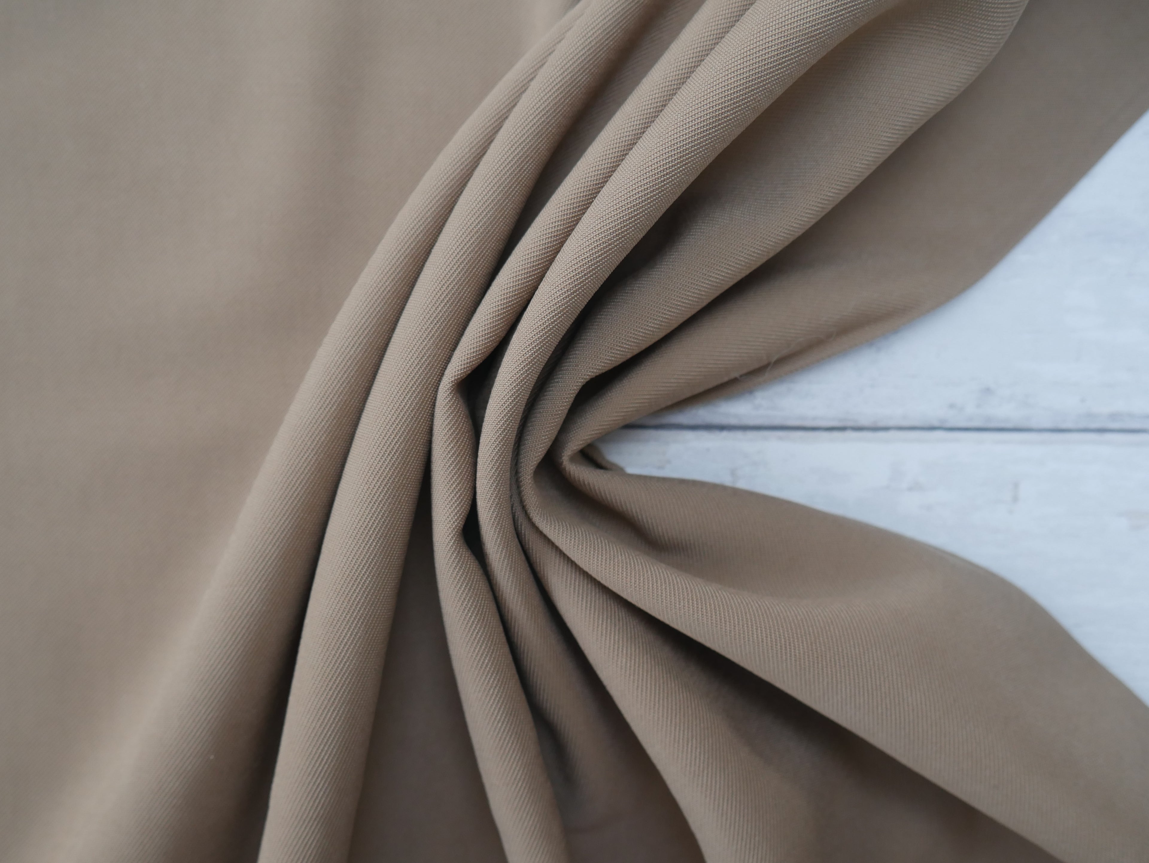 Lyocell Twill in Camel, £20.50 p/m-Corduroy-Flying Bobbins Haberdashery