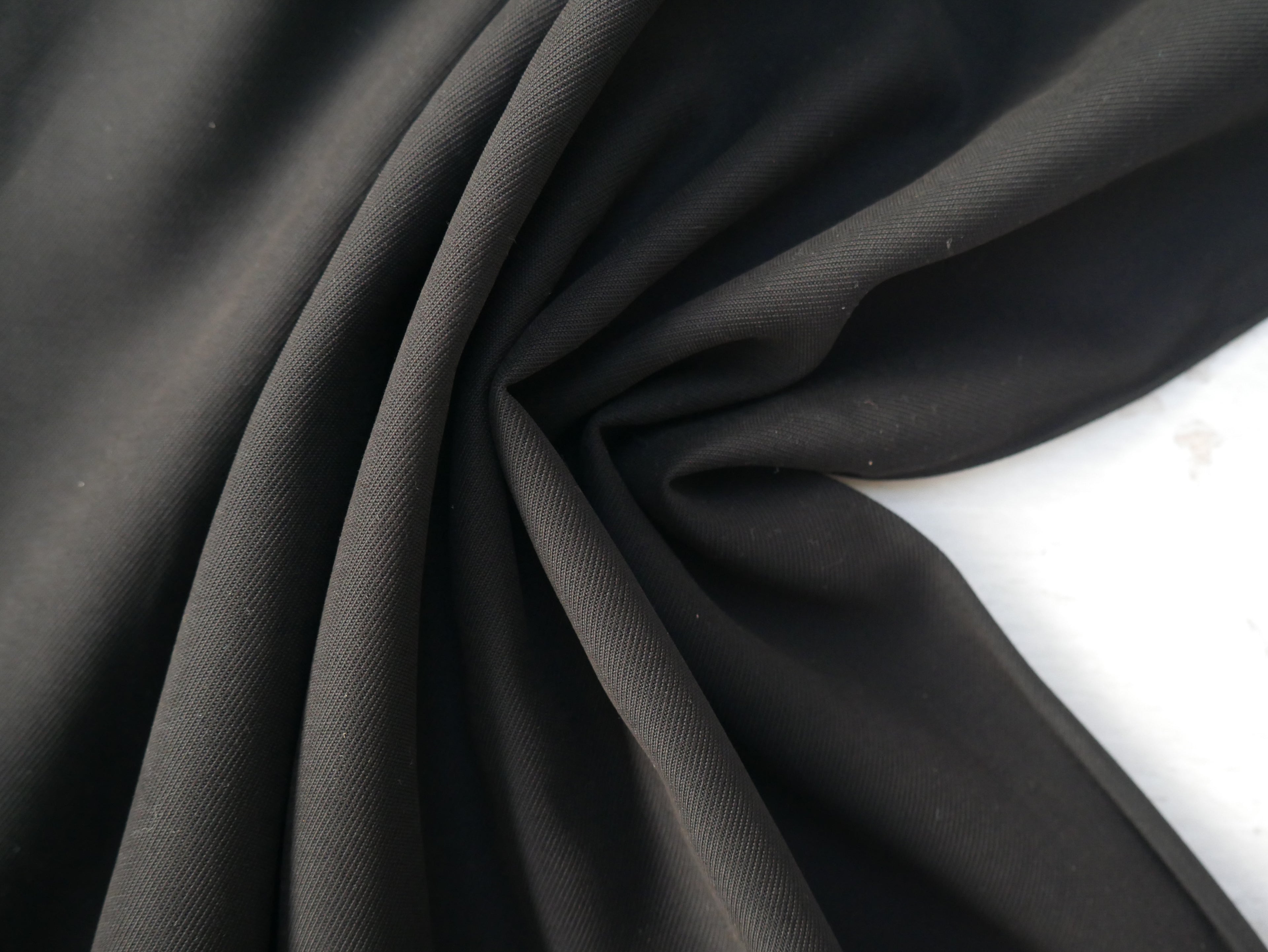 Lyocell Twill in Black, £20.50 p/m-Corduroy-Flying Bobbins Haberdashery