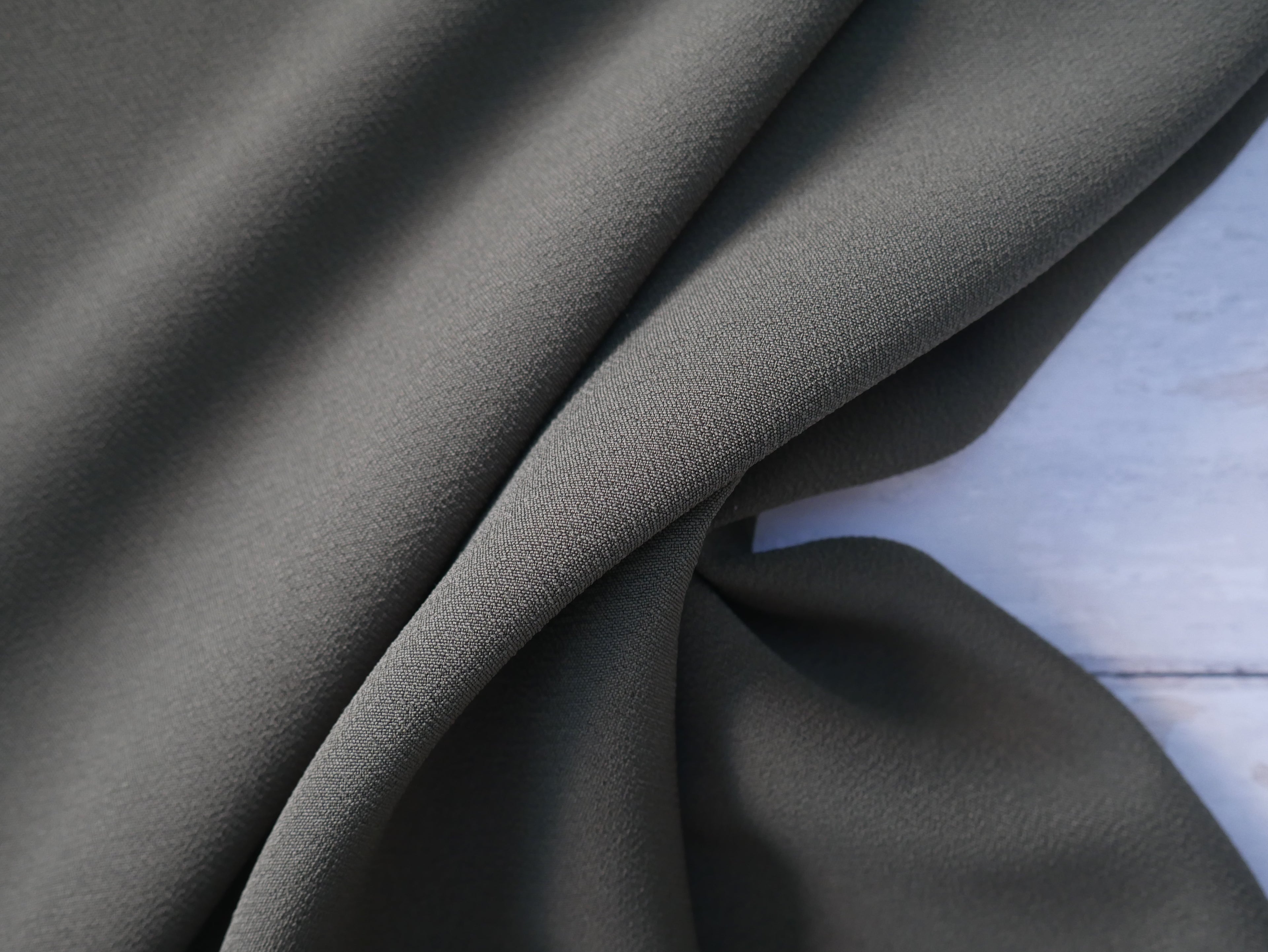 Samba Crepe in Olive, £16.80 p/m-Cotton-Flying Bobbins Haberdashery