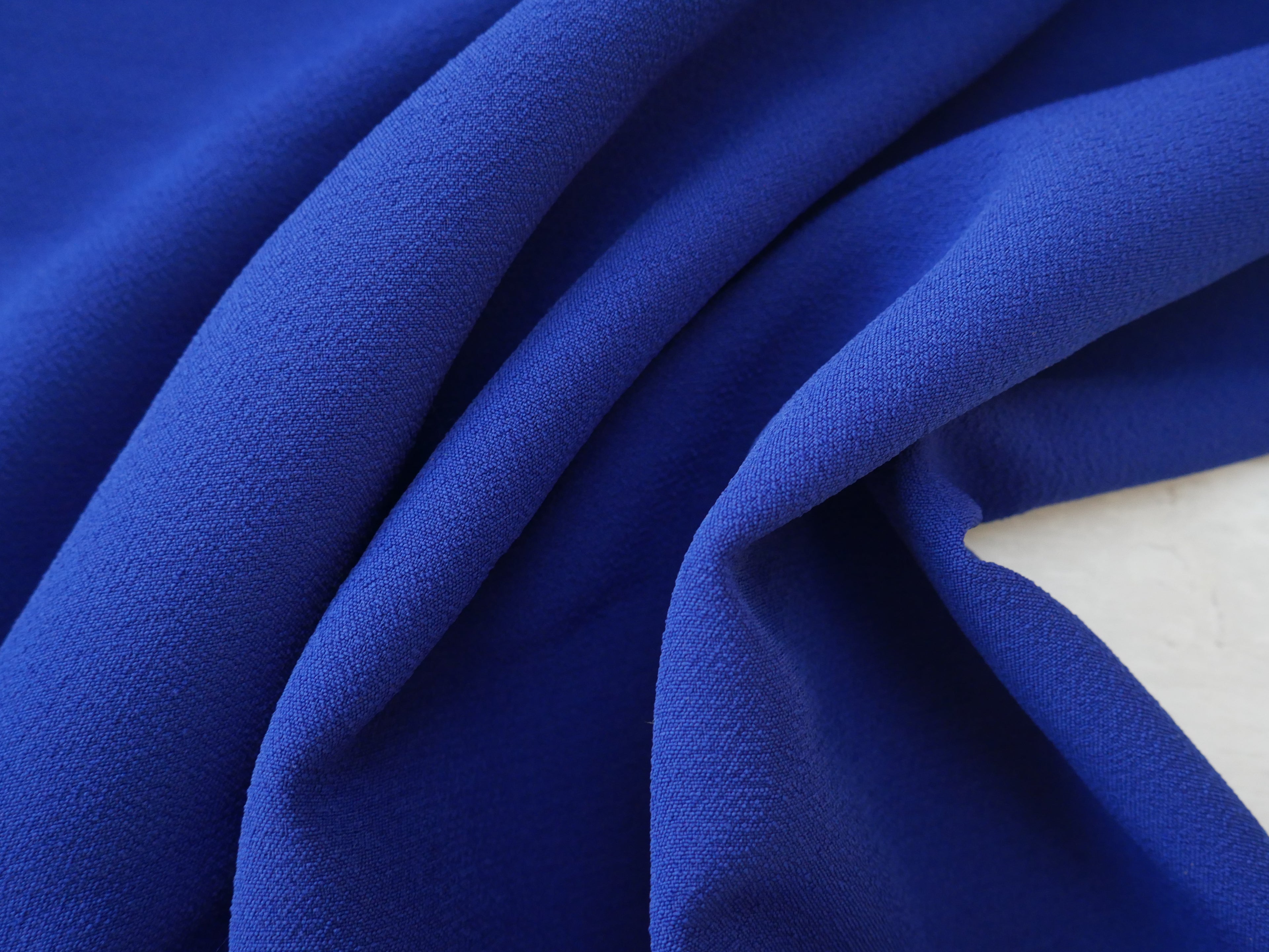 Samba Crepe in Sapphire, £16.80 p/m-Cotton-Flying Bobbins Haberdashery