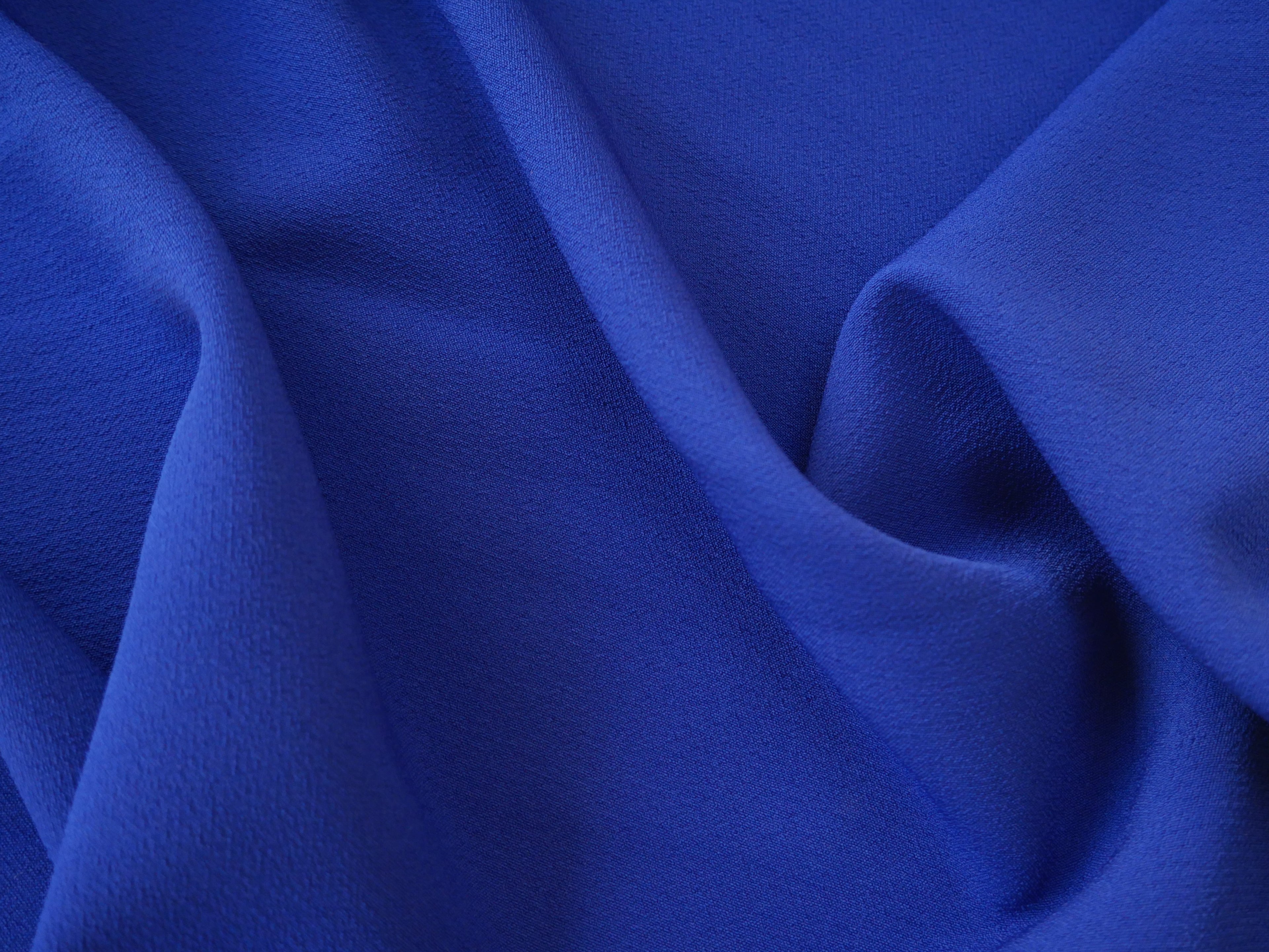 Samba Crepe in Sapphire, £16.80 p/m-Cotton-Flying Bobbins Haberdashery