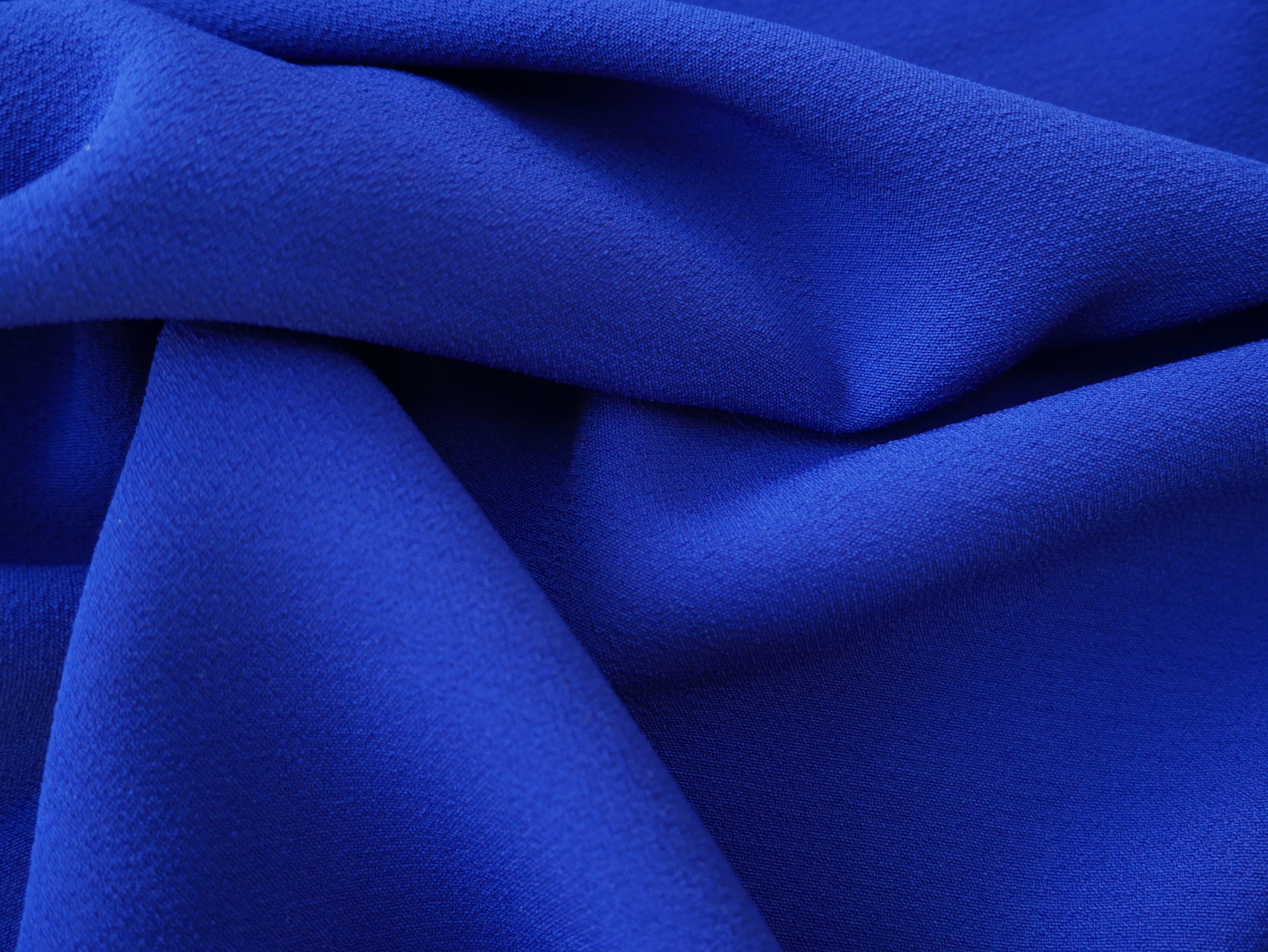 Samba Crepe in Sapphire, £16.80 p/m-Cotton-Flying Bobbins Haberdashery