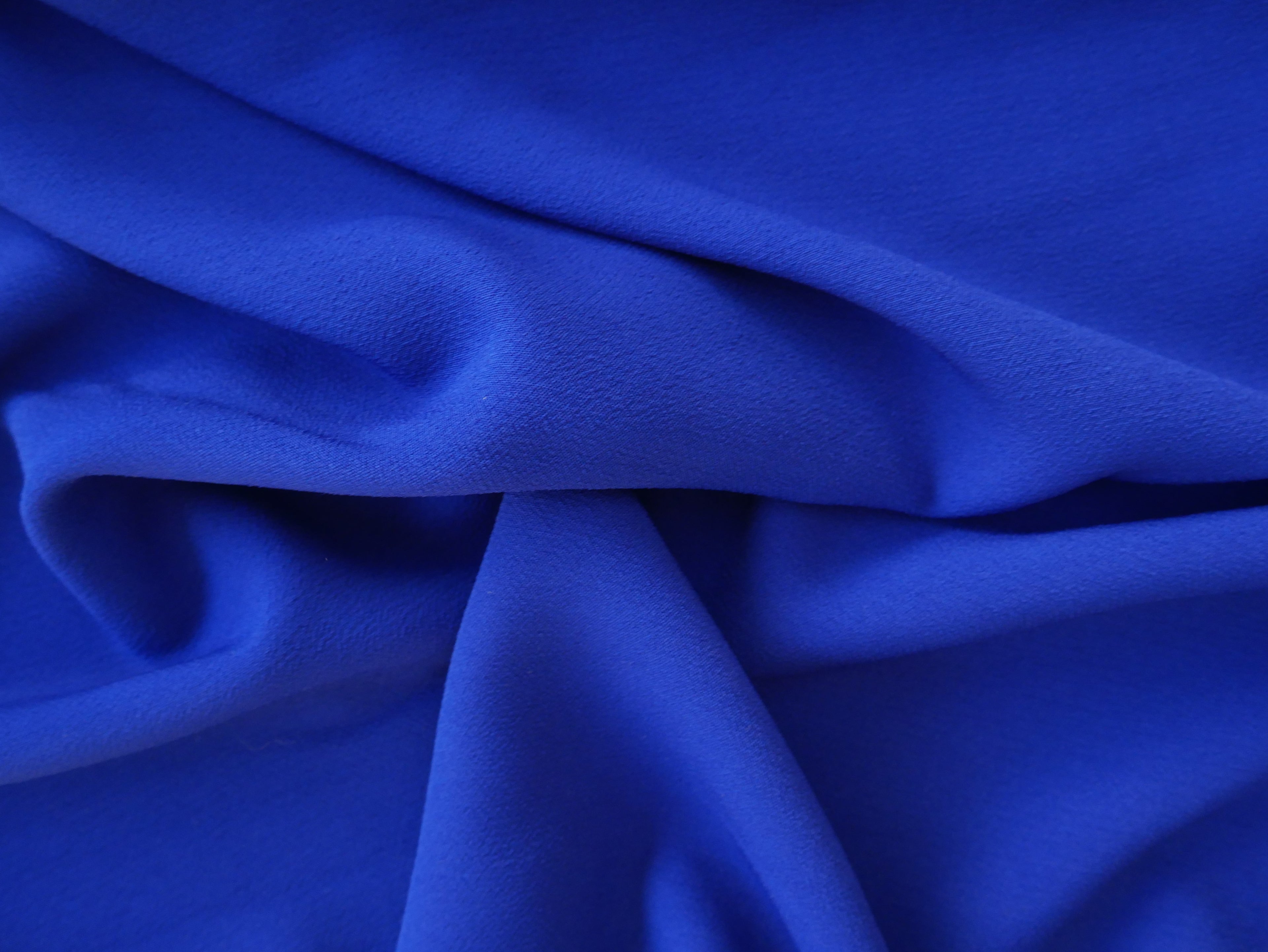 Samba Crepe in Sapphire, £16.80 p/m-Cotton-Flying Bobbins Haberdashery