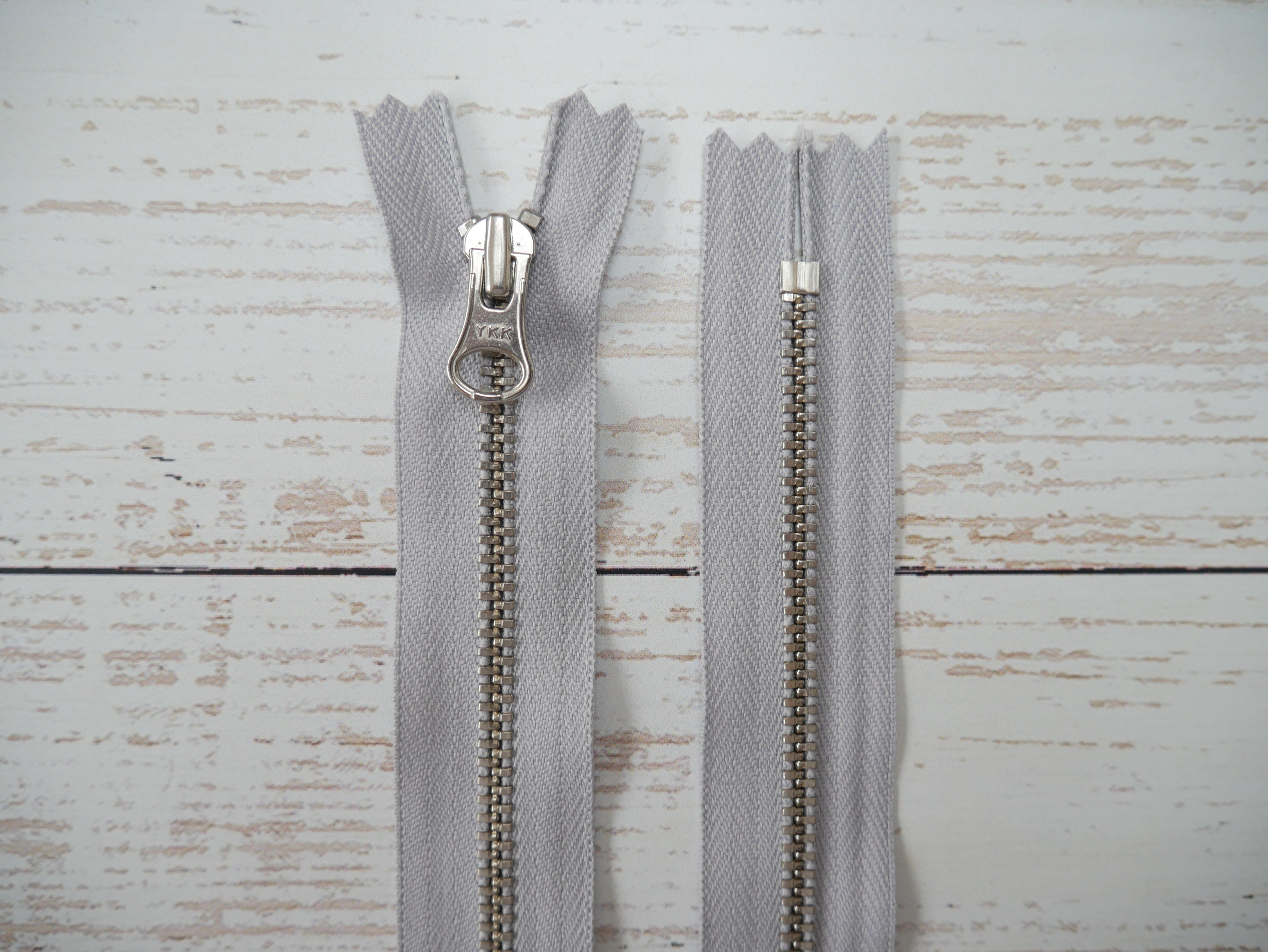 YKK 25cm Metal Zip, Various Colours-Zip-Flying Bobbins Haberdashery