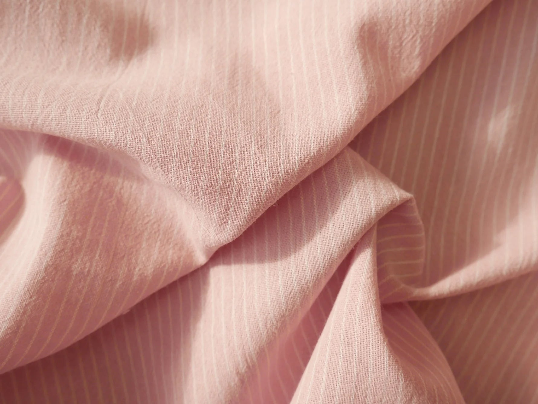 Donny Shirt Kit - Laundered Stipe in Pink-Sewing Kit-Flying Bobbins Haberdashery