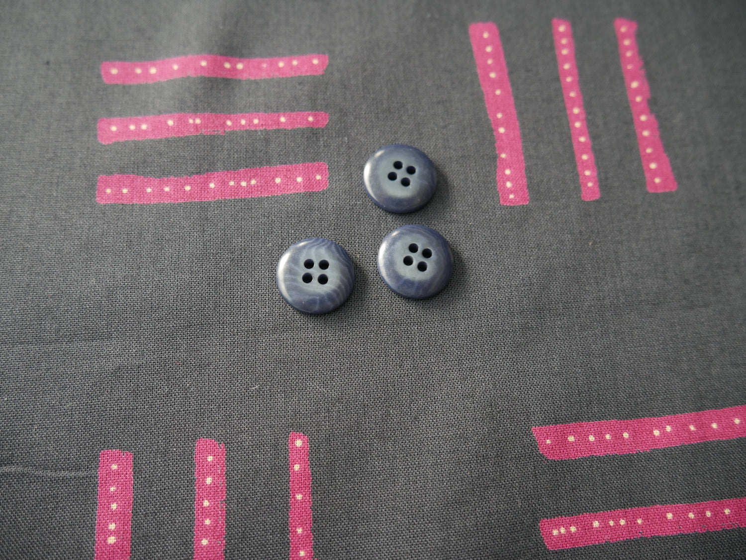 Atelier Brunette Native Print Cotton in Night, £17.00 p/m-Cotton Fabric-Flying Bobbins Haberdashery