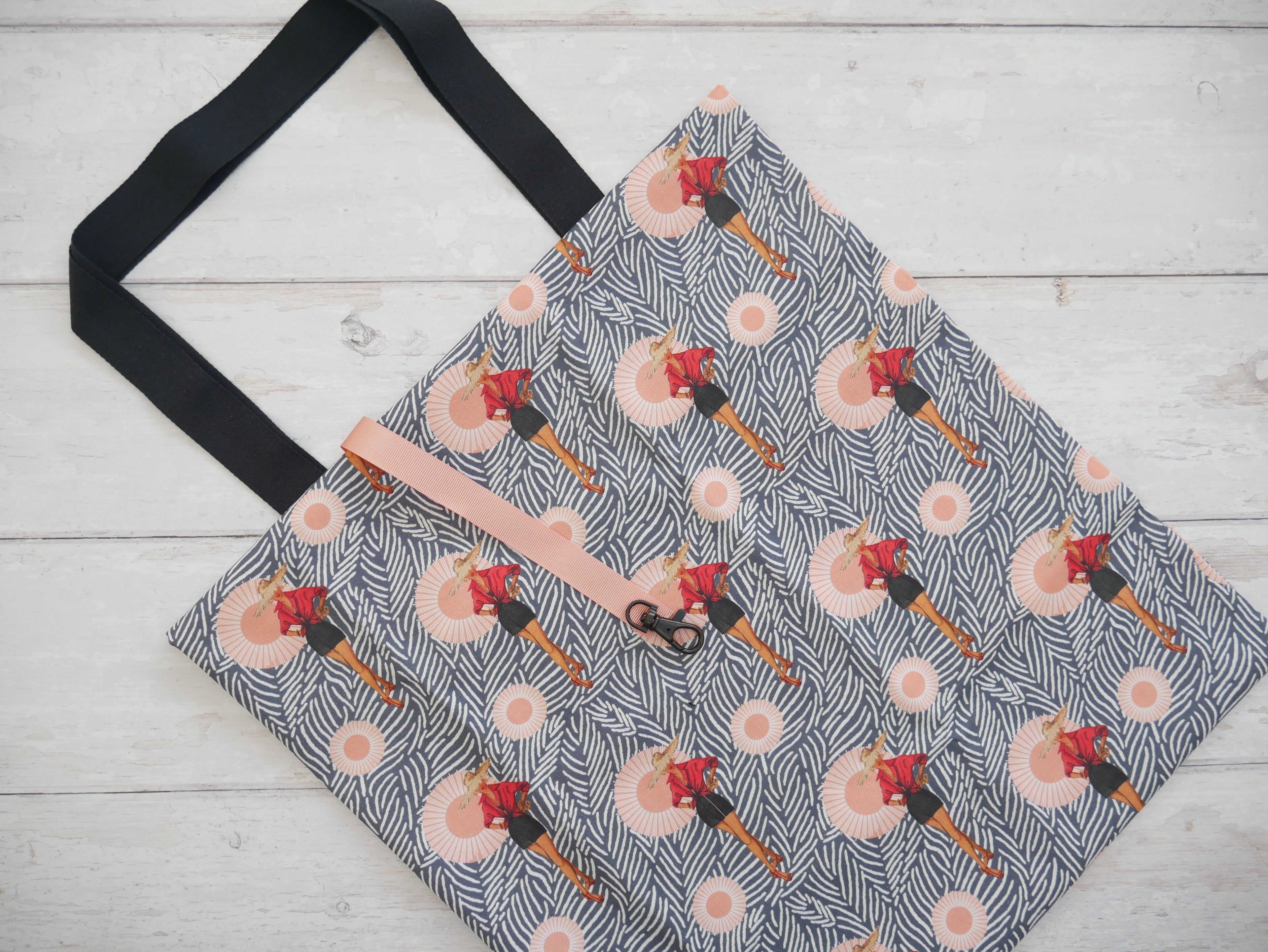 Pack-Away Shopping Bag Kit - Safari Chic-Sewing Kit-Flying Bobbins Haberdashery