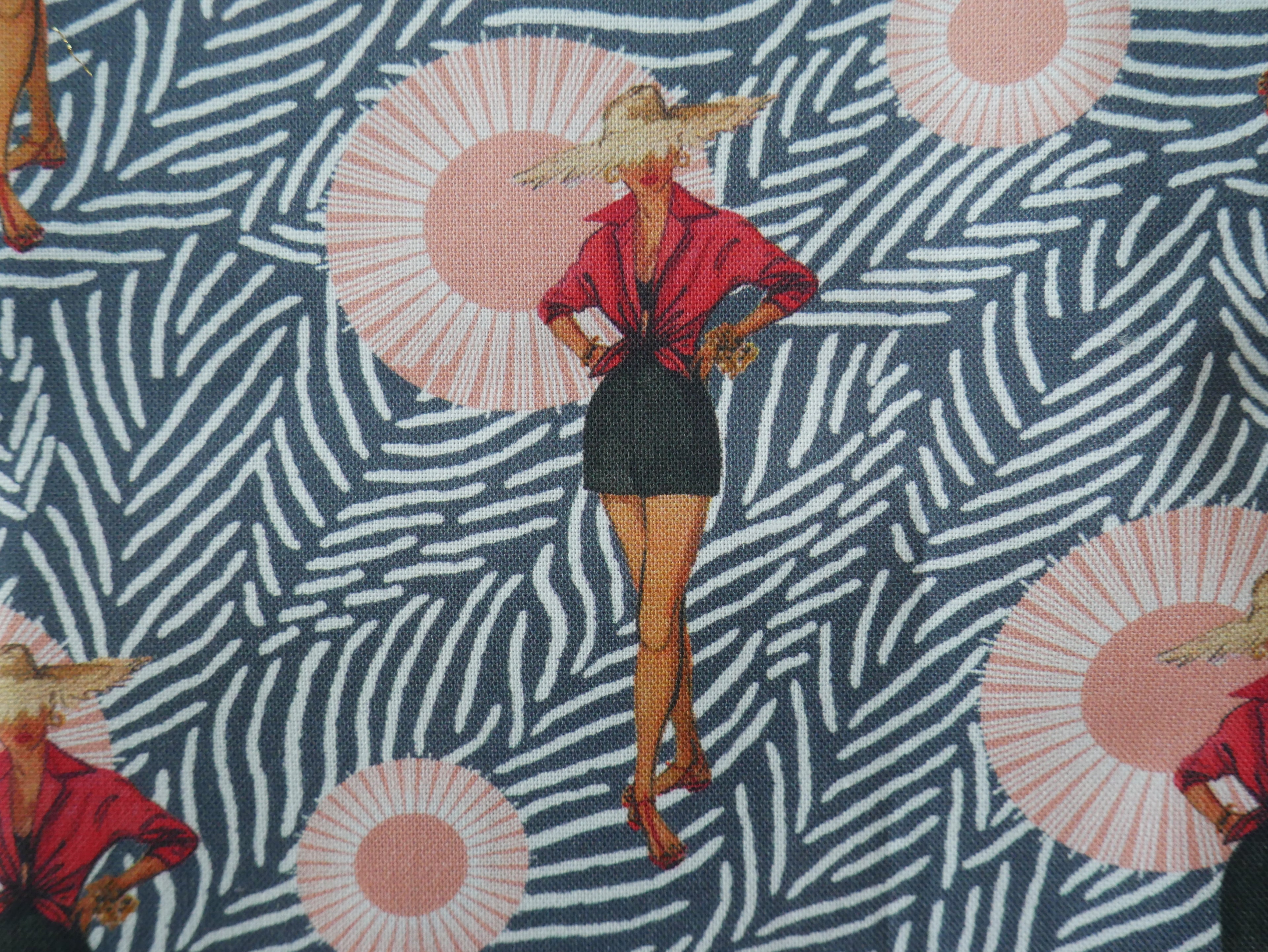Zip Tote Bag Kit - Safari Chic-Sewing Kit-Flying Bobbins Haberdashery