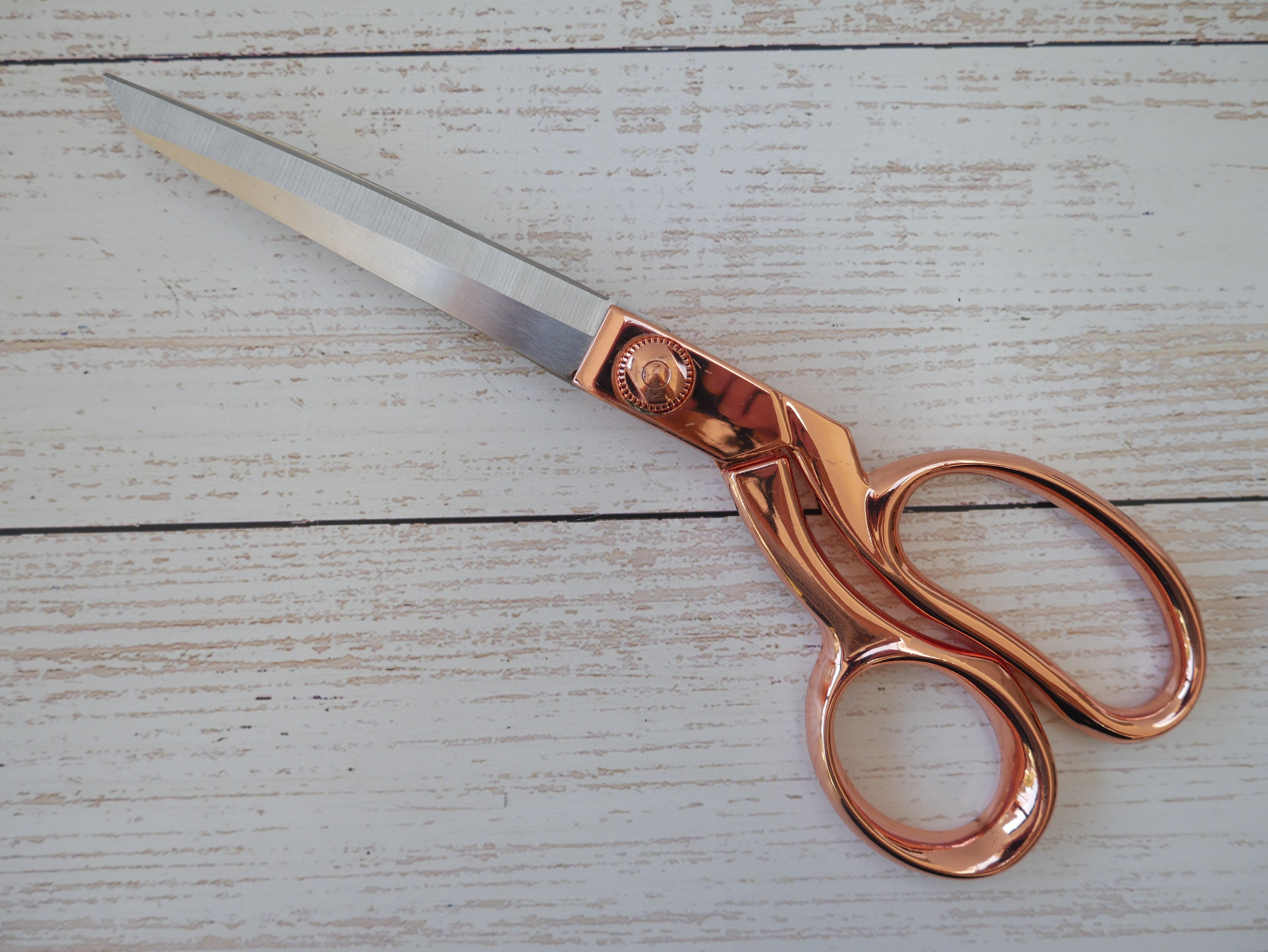 Hemline Rose Gold Dressmaking Scissors-Tools-Flying Bobbins Haberdashery