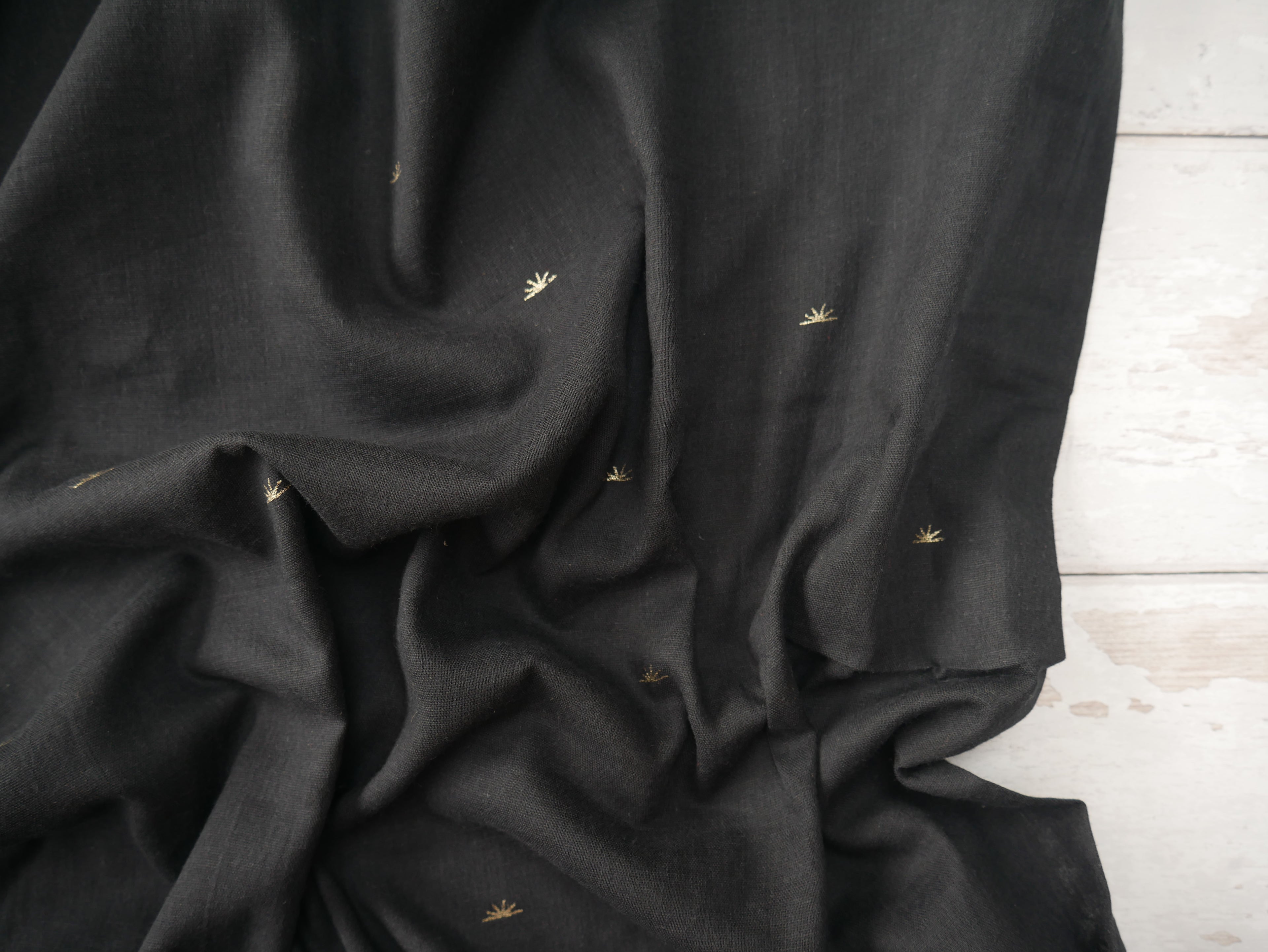 Atelier Brunette Sunset Cotton Gauze in Night-Cotton Fabric-Flying Bobbins Haberdashery